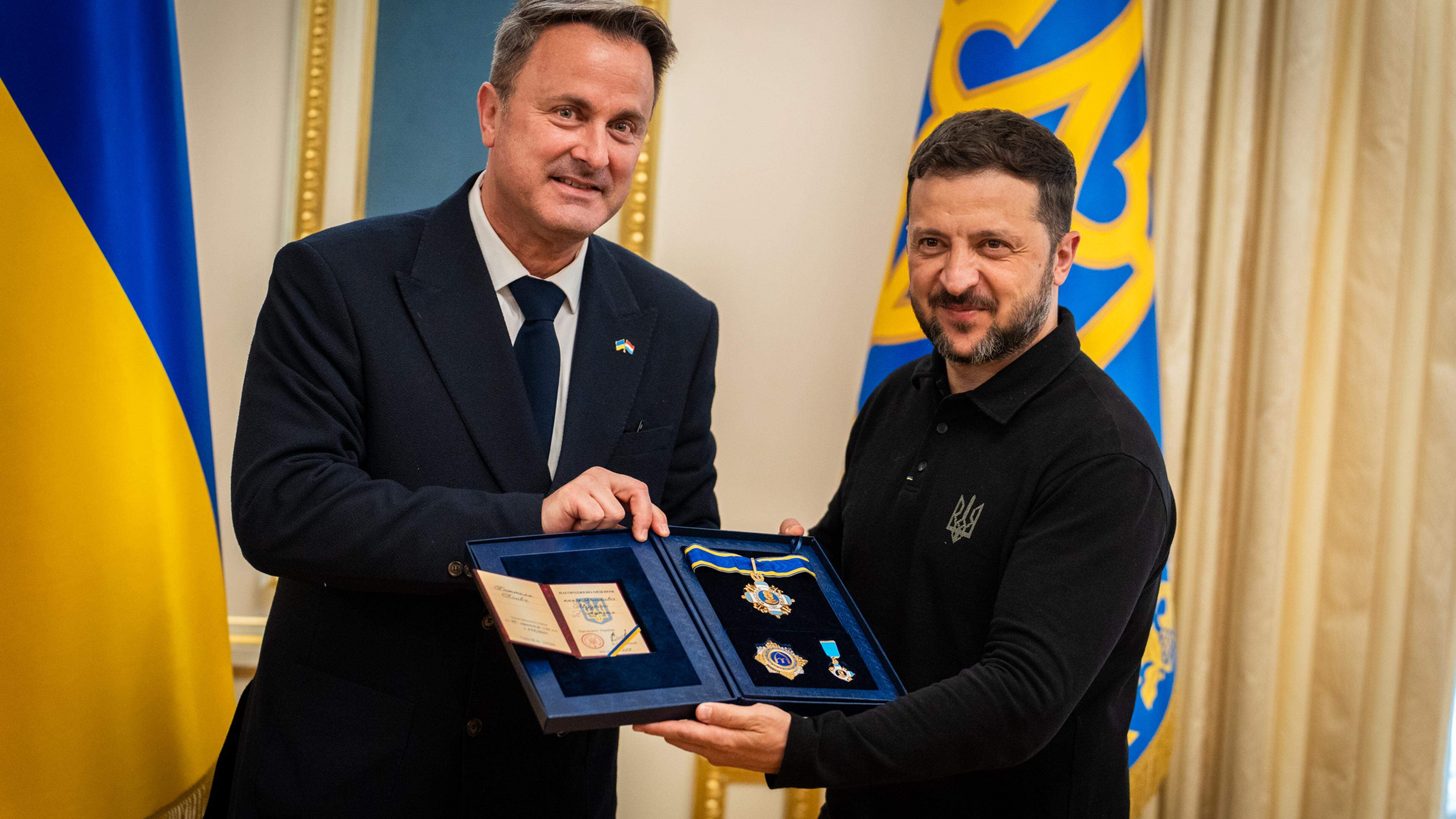 Xavier Bettel und Yuriko Backes treffen Selenskyj    