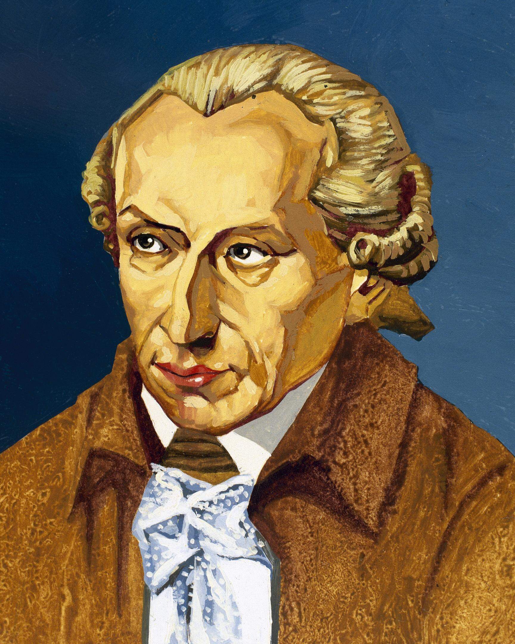 Er könnte heute ein Säulenheiliger der Klimaaktivisten sein: Immanuel Kant (1724-1804).