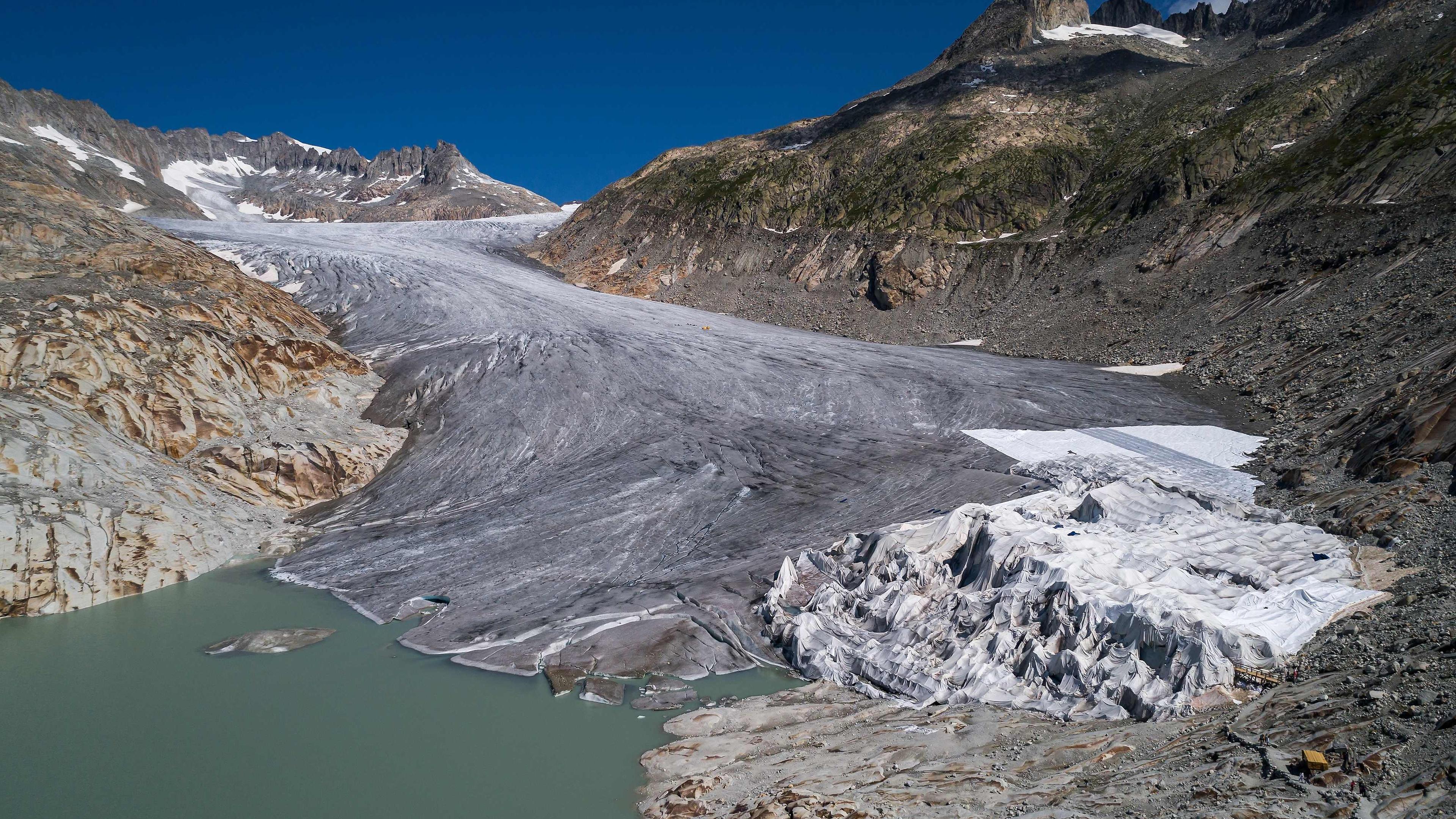 Massiver Eisverlust durch Hitzesommer an Schweizer Gletschern Luxemburger Wort Foto