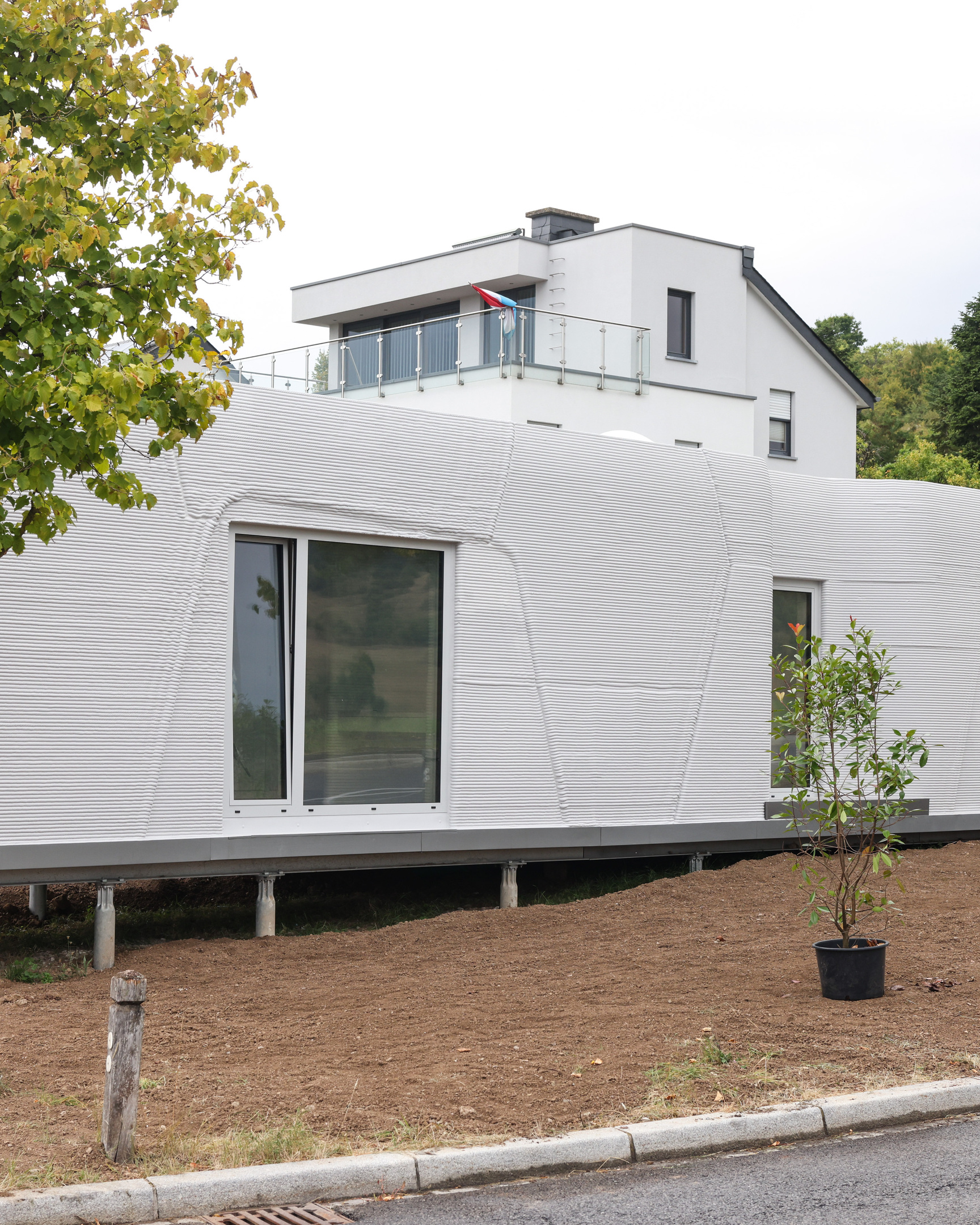 Luxembourg town unveils first tiny house built with 3D printer