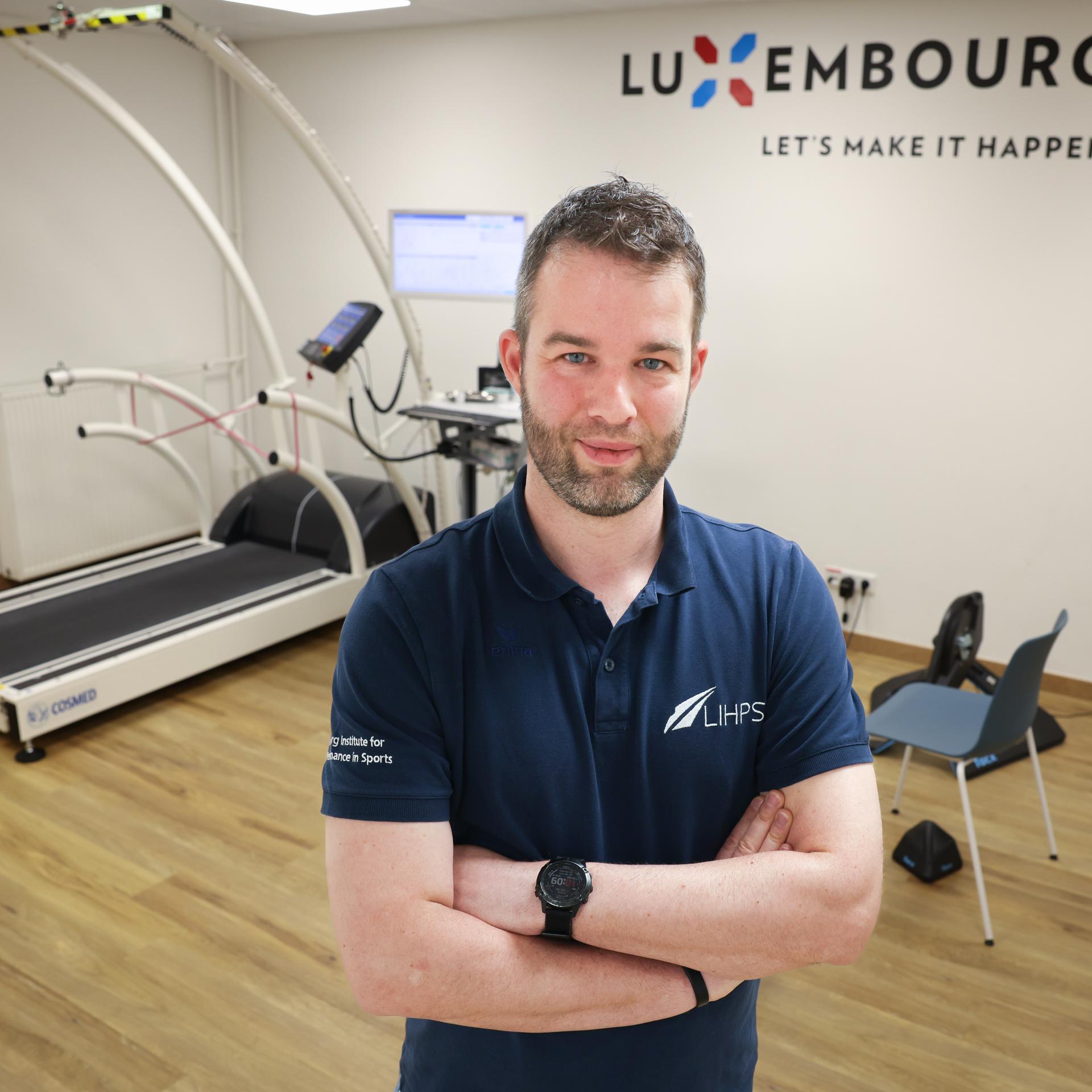Eric Besenius arbeitet als Sportwissenschaftler beim Luxembourg Institute for High Performance in Sports (LIHPS) und im CHL.