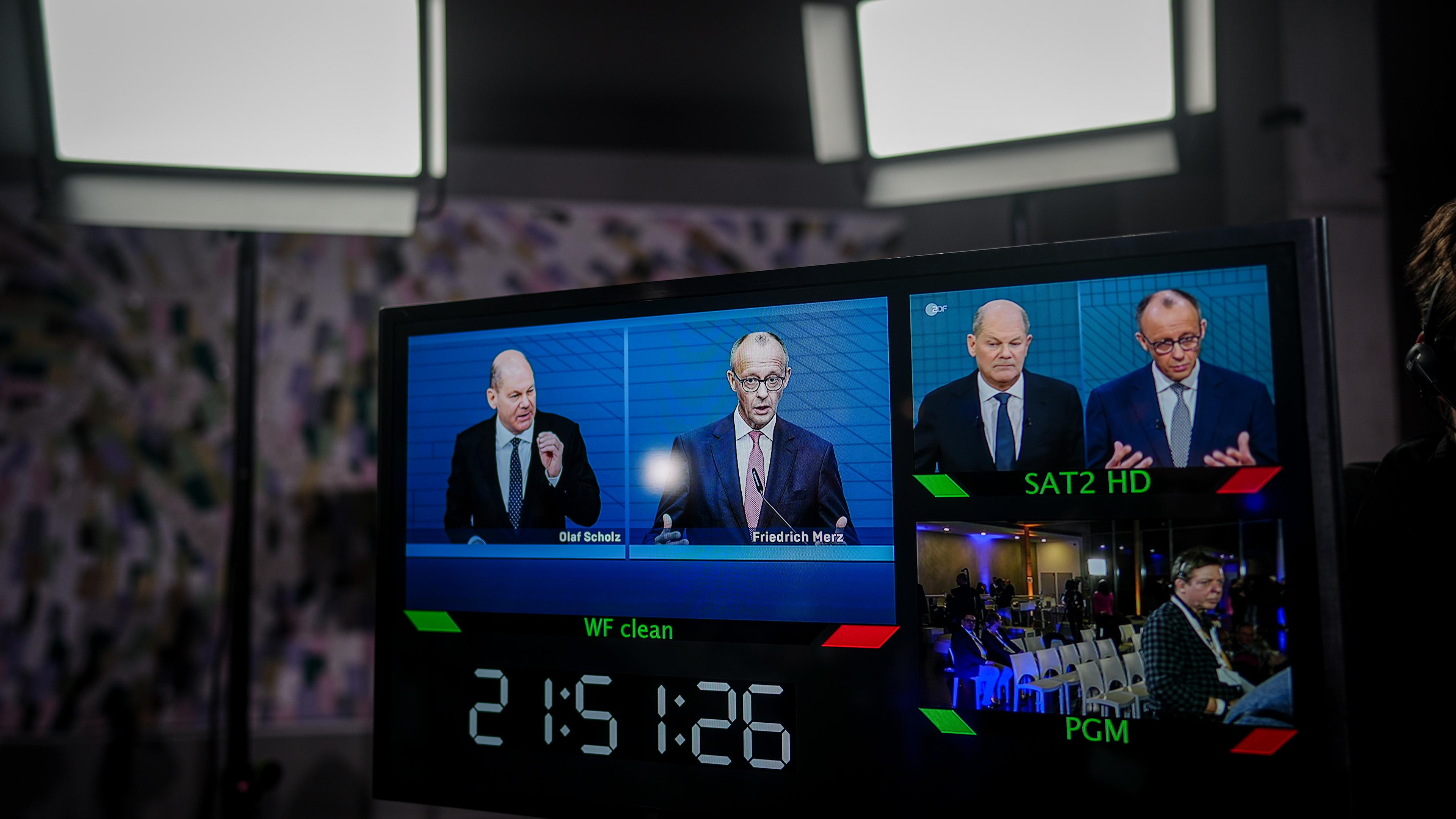 Olaf Scholz declară învingătorul, în timp ce Friedrich Merz tace   