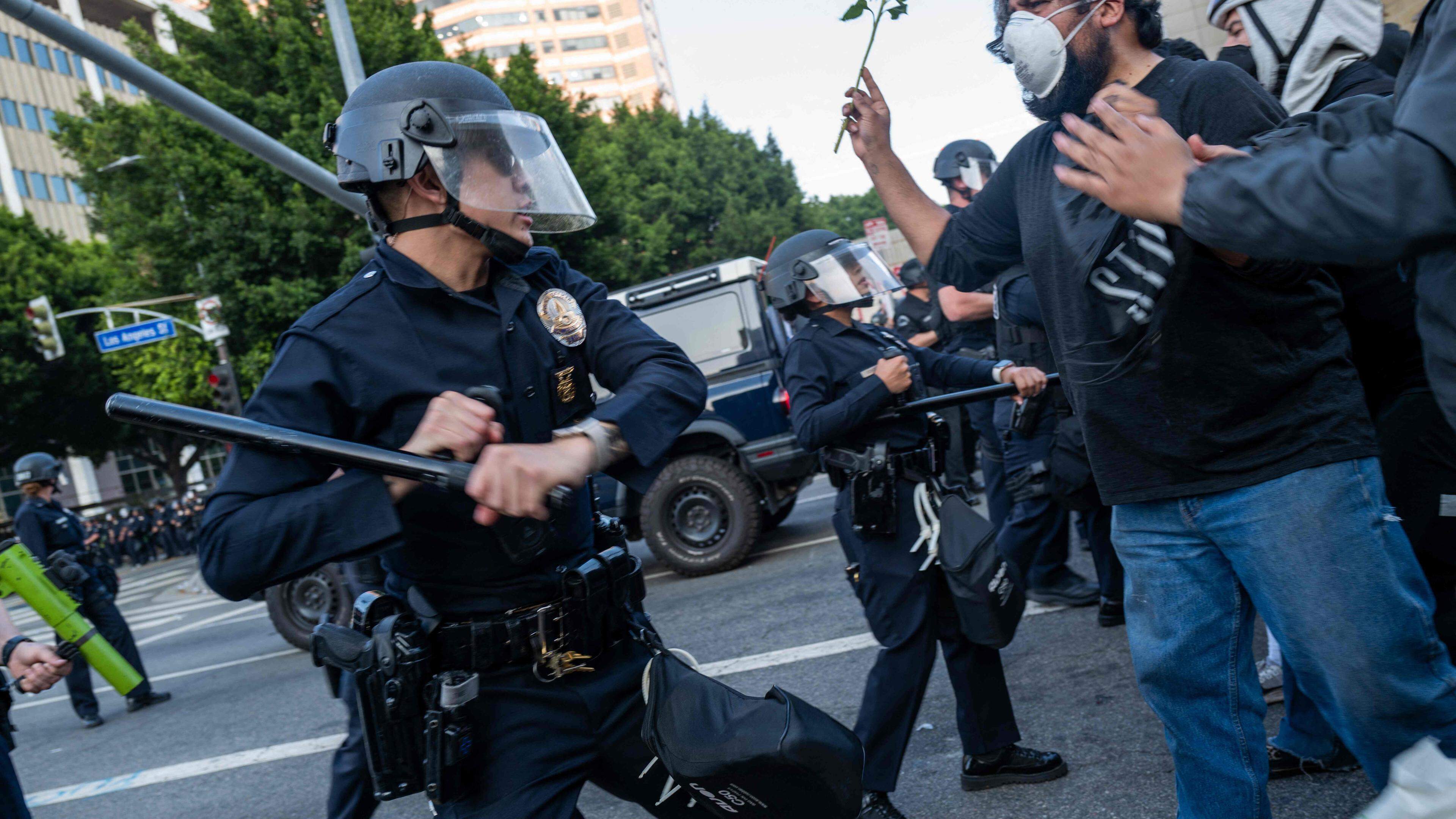 Trump continues to escalate at La protests