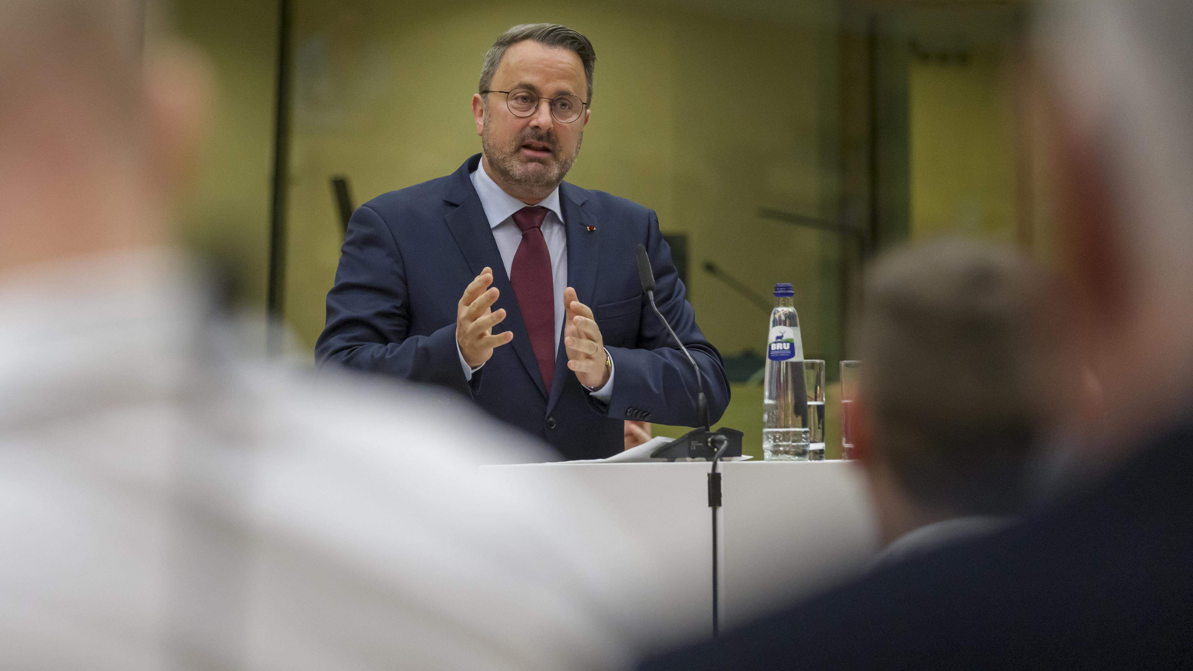 Luxemburgs Außenminister Xavier Bettel versichert, Palästina auch bald als Staat anerkennen zu wollen. 