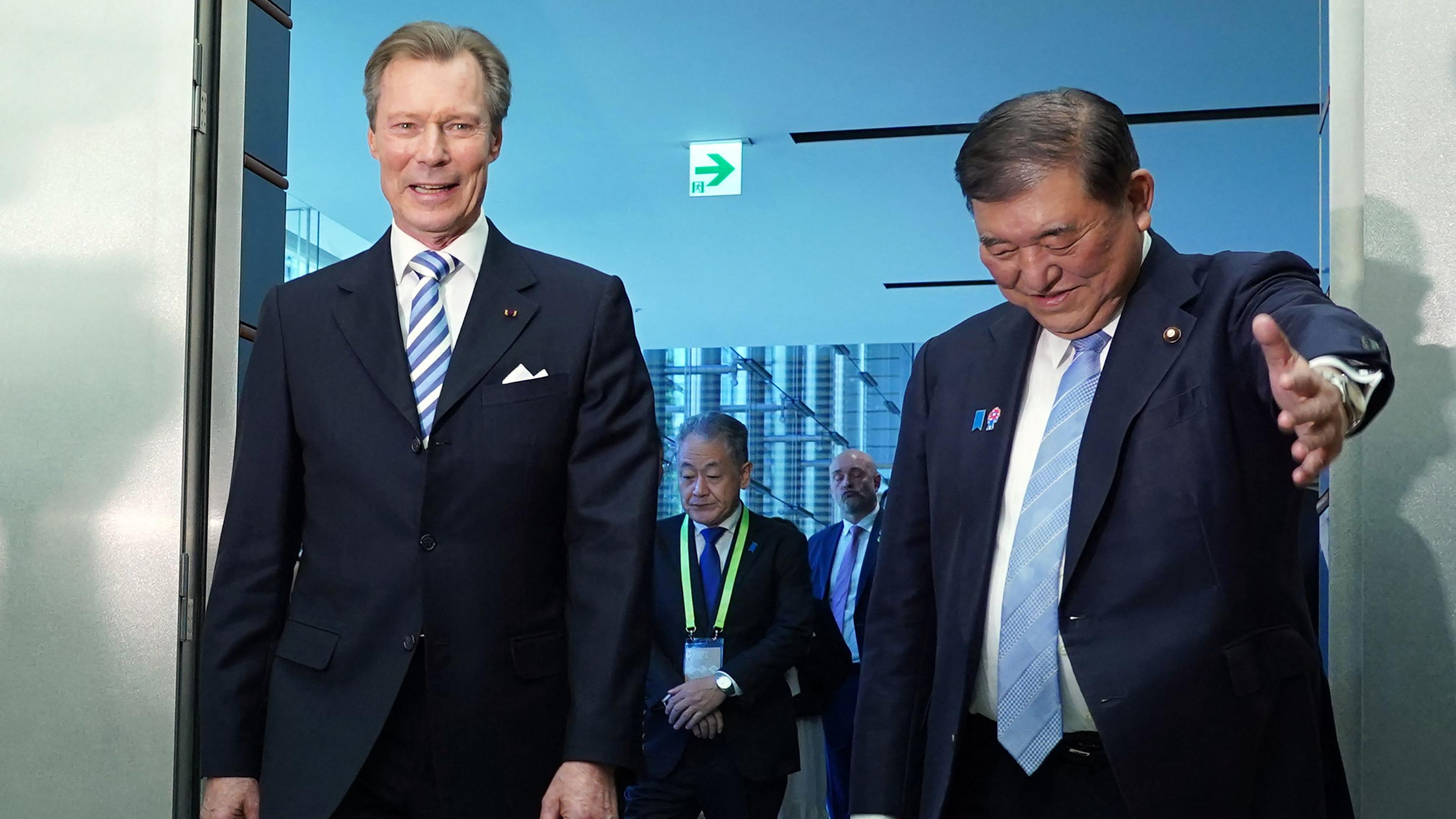 Grand Duke Henri visits the land of the rising sun