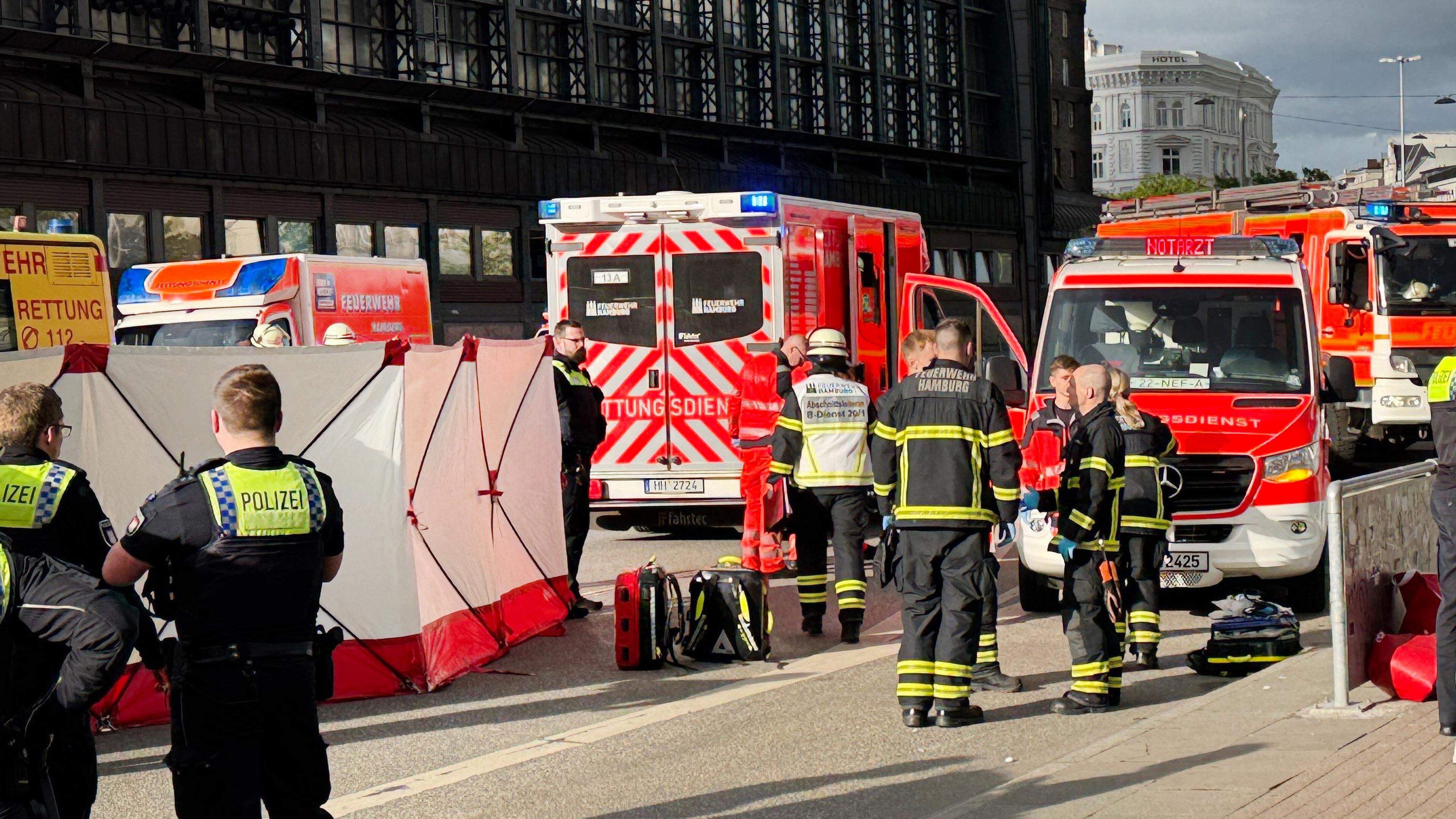 Injured in a knife attack in Hamburg