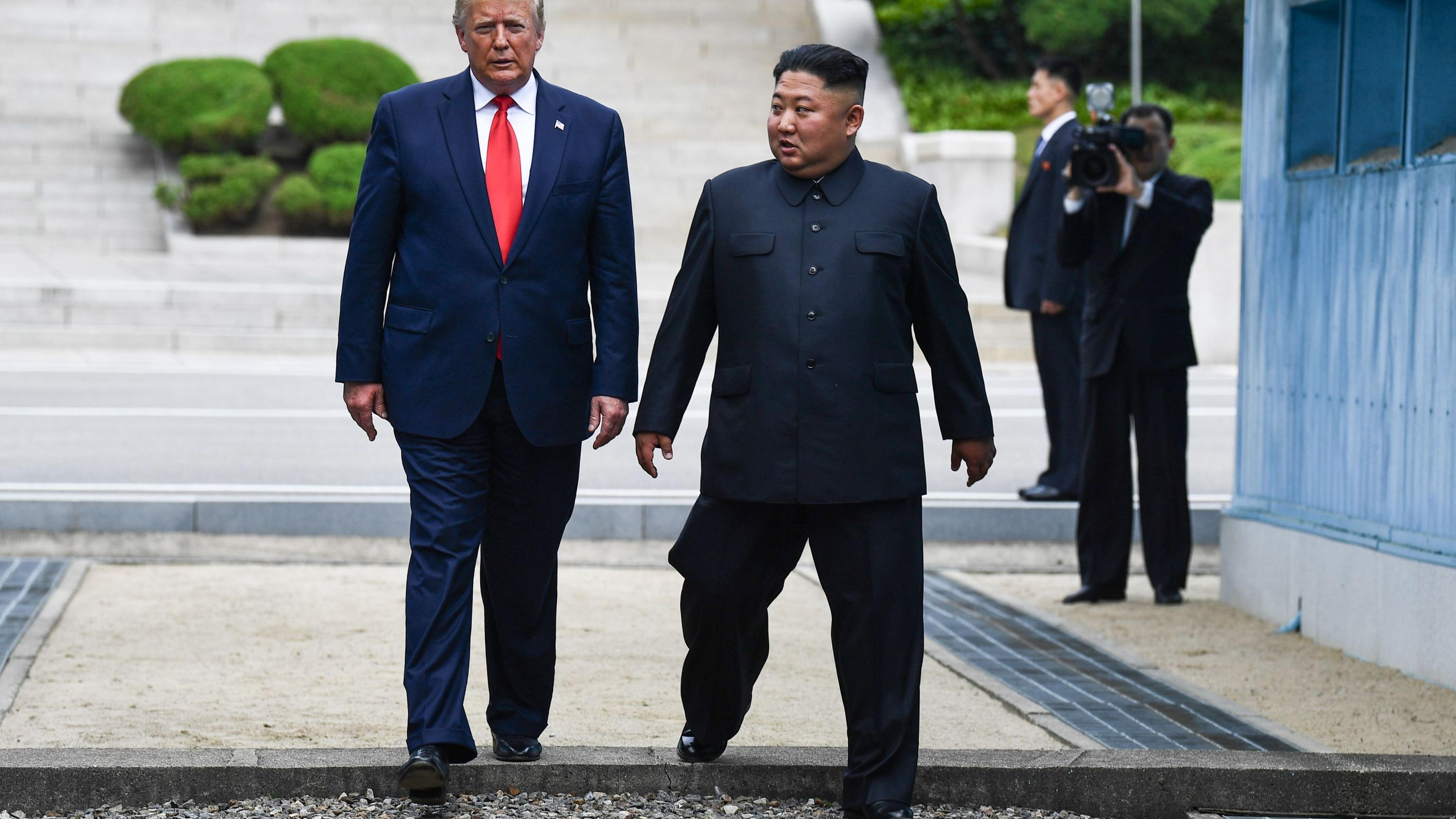 US-Präsident Donald Trump und der nordkoreanische Machthaber Kim Jong Un im Juni 2019.