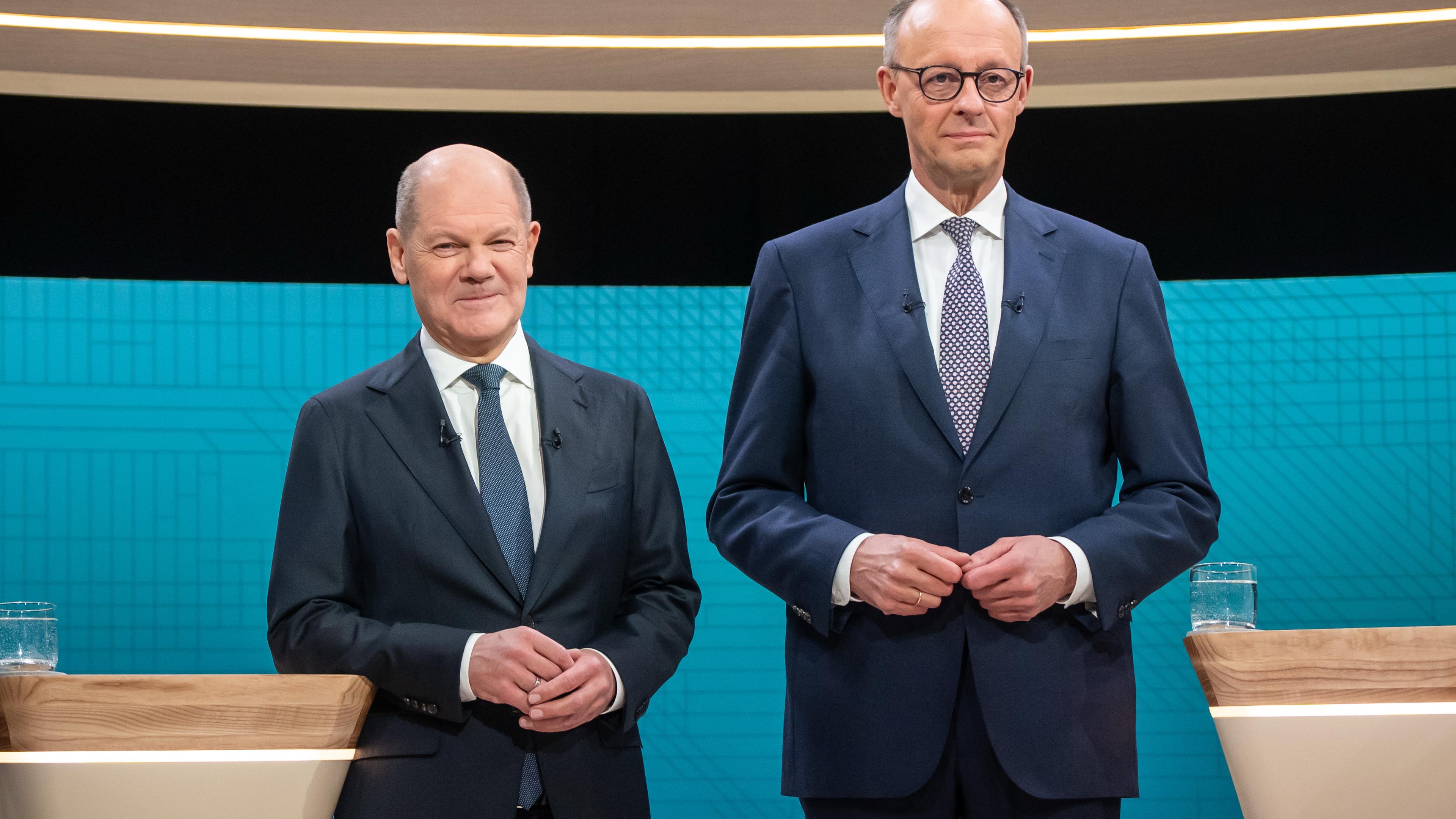 Scholz atacă pe Merz în primul duel TV   