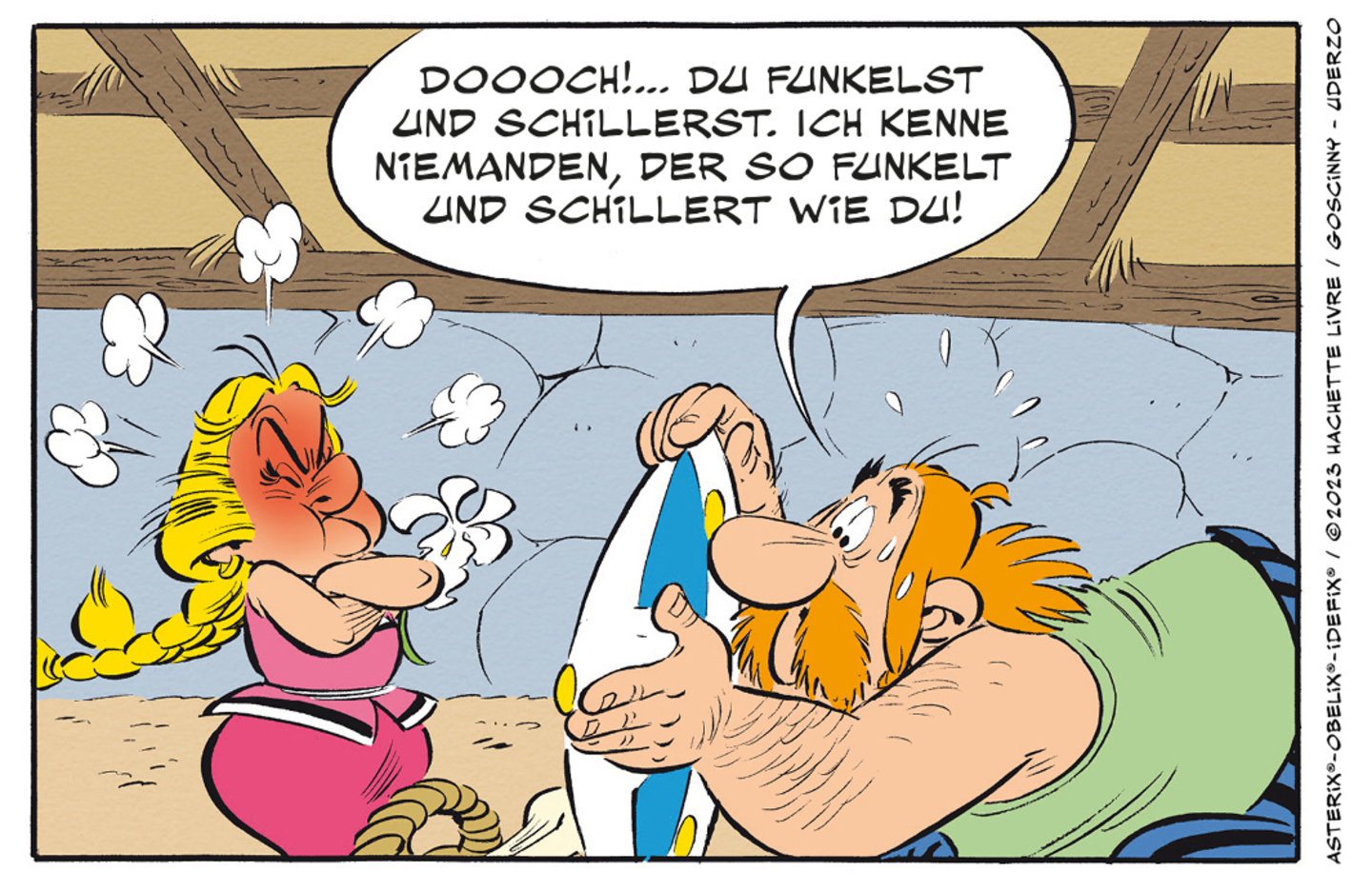 Gaston Lagaffe Geburtstagskarte – Mit Englischem Text, Aus Nachhaltigem Papier