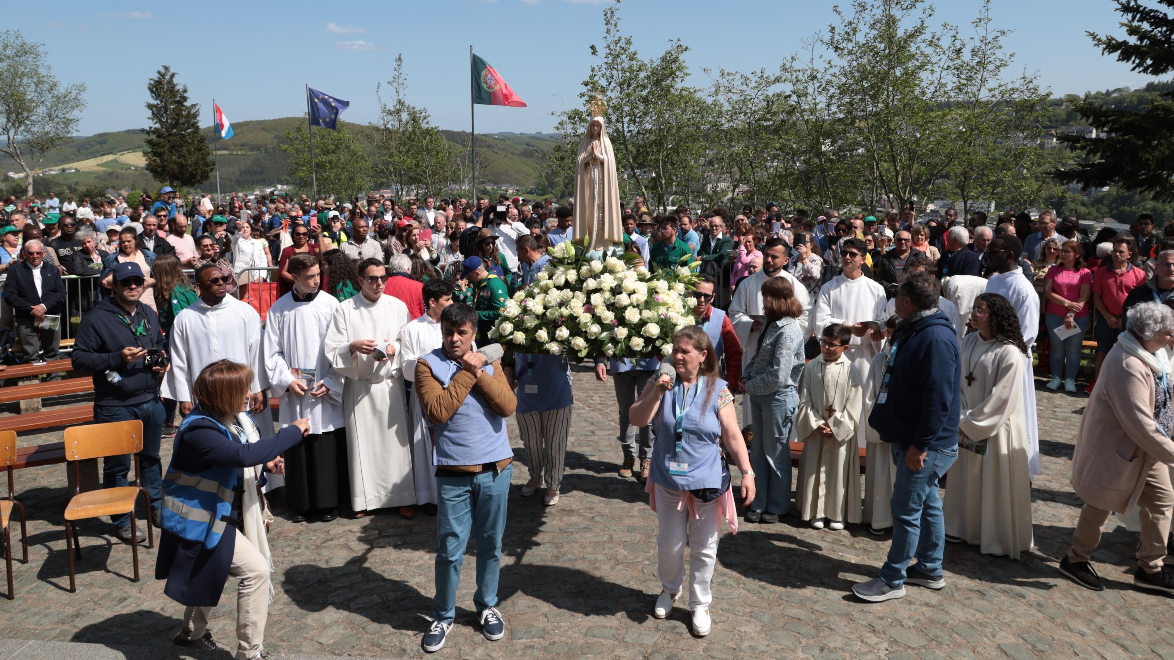 Auch in diesem Jahr zog die Fatima-Wallfahrt wieder Tausende Menschen nach Wiltz.