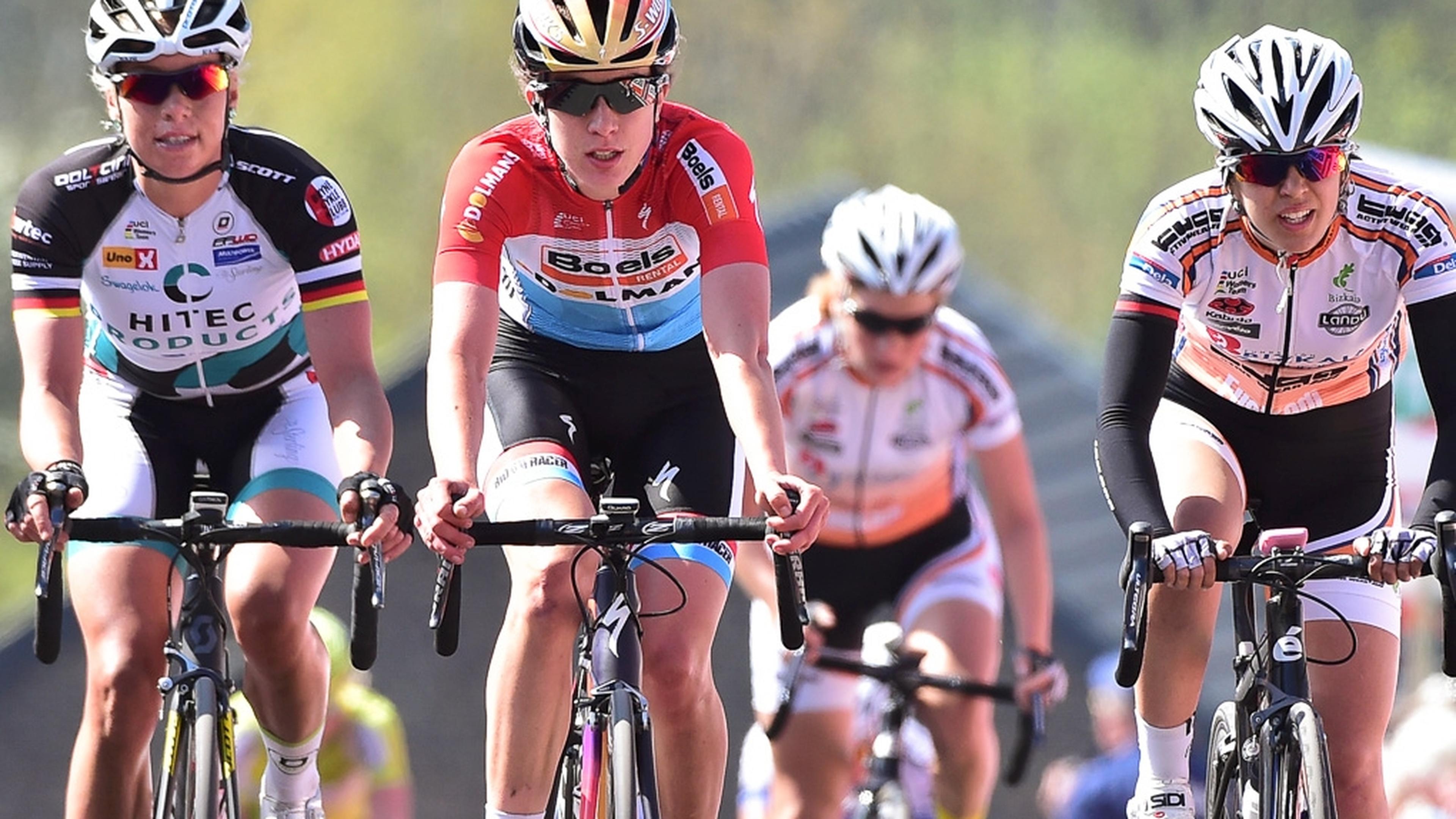 Christine Majerus (Boels-Dolmans Cycling) beendet die Flèche Wallonne der Frauen auf dem 92. Platz