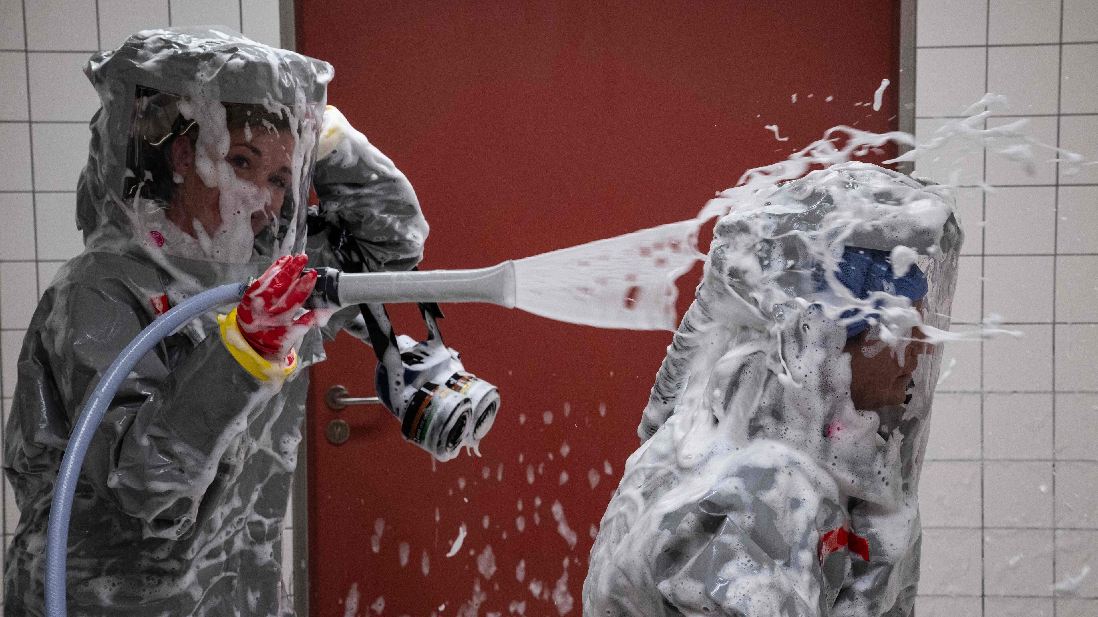 Bilder des Tages: Keine Schaumschlacht, sondern to