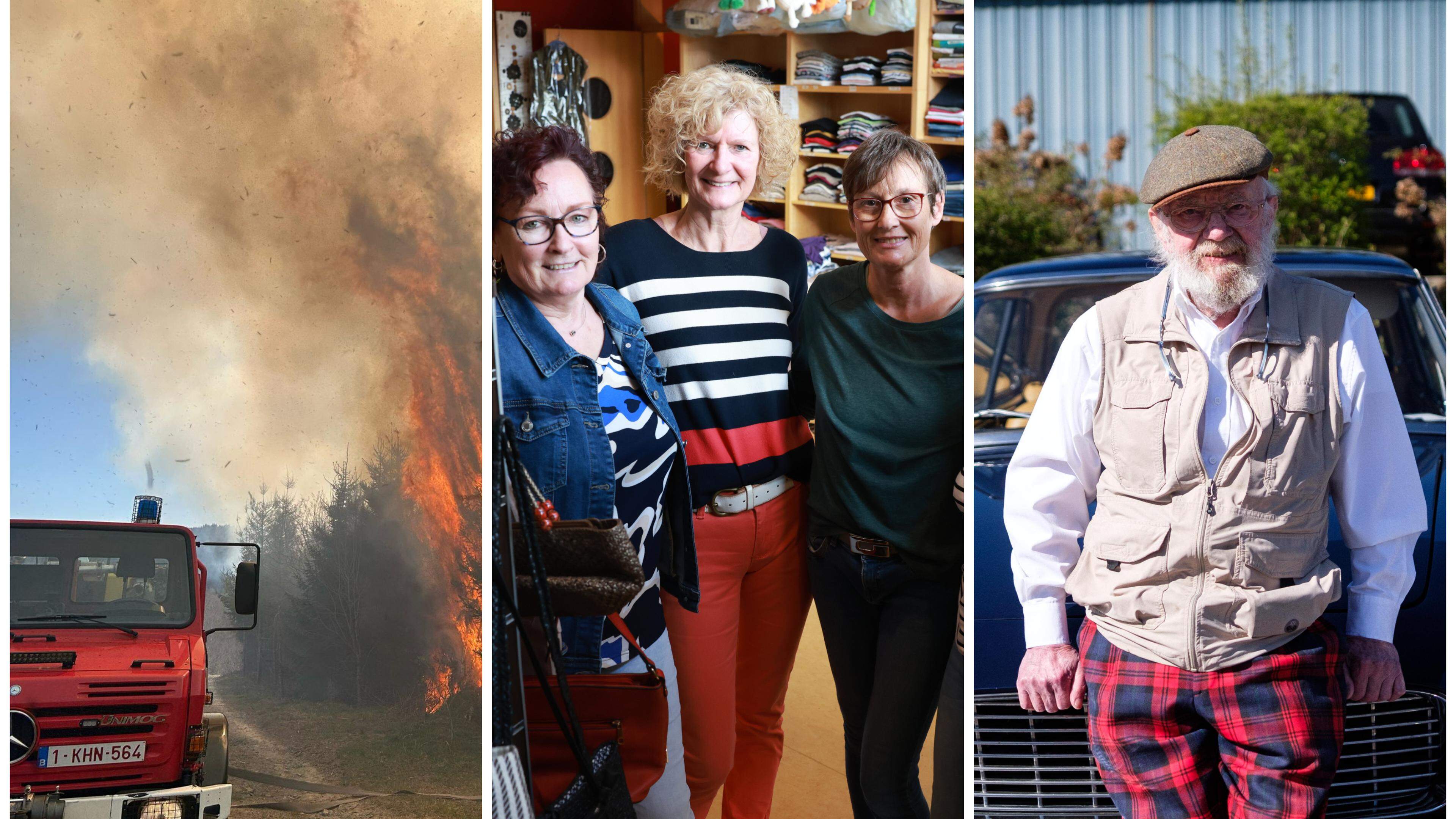 From the forest fire to the classic car: that was the weekend