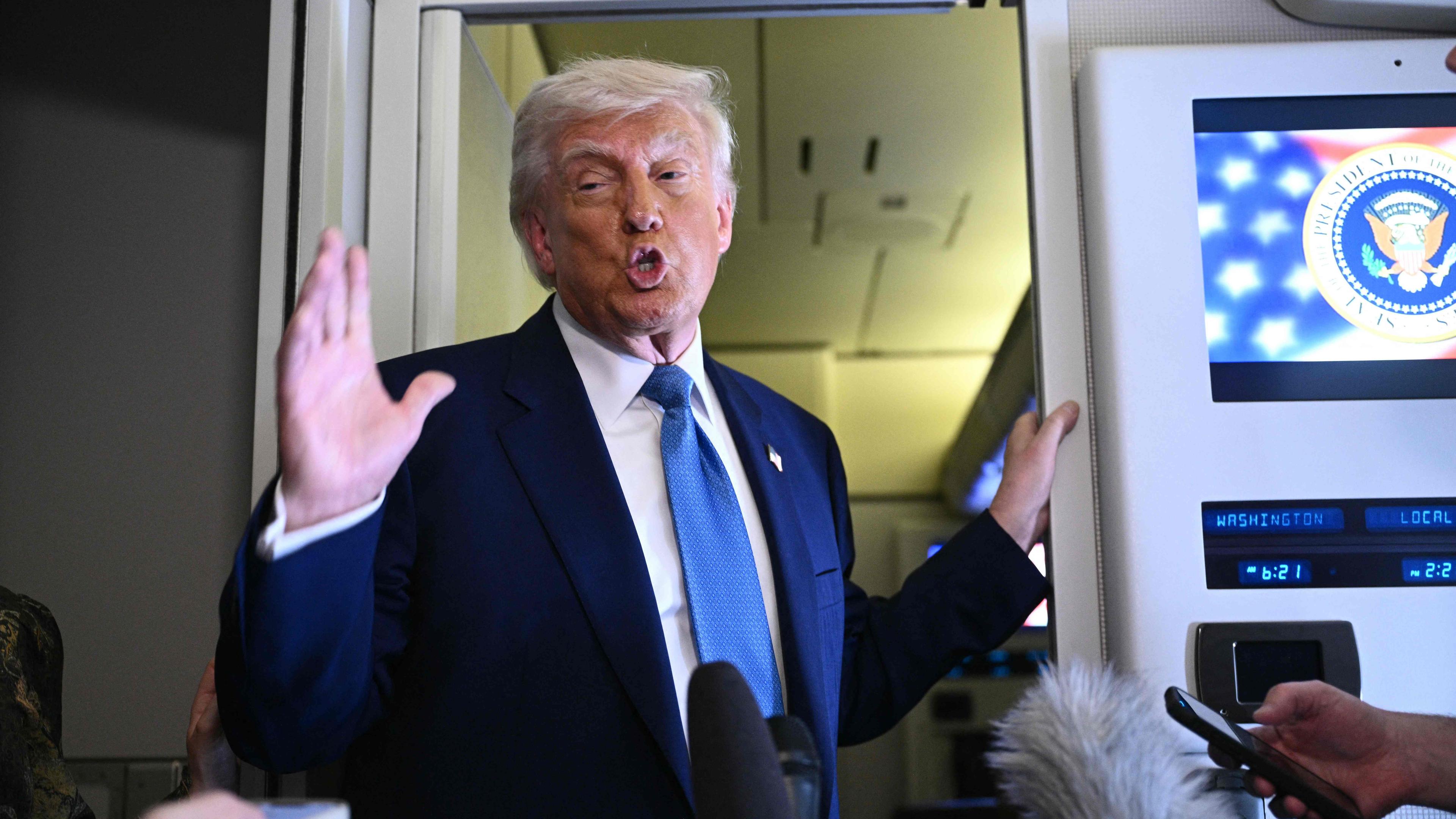 Trump wants 50 percent tariffs on EU goods from June