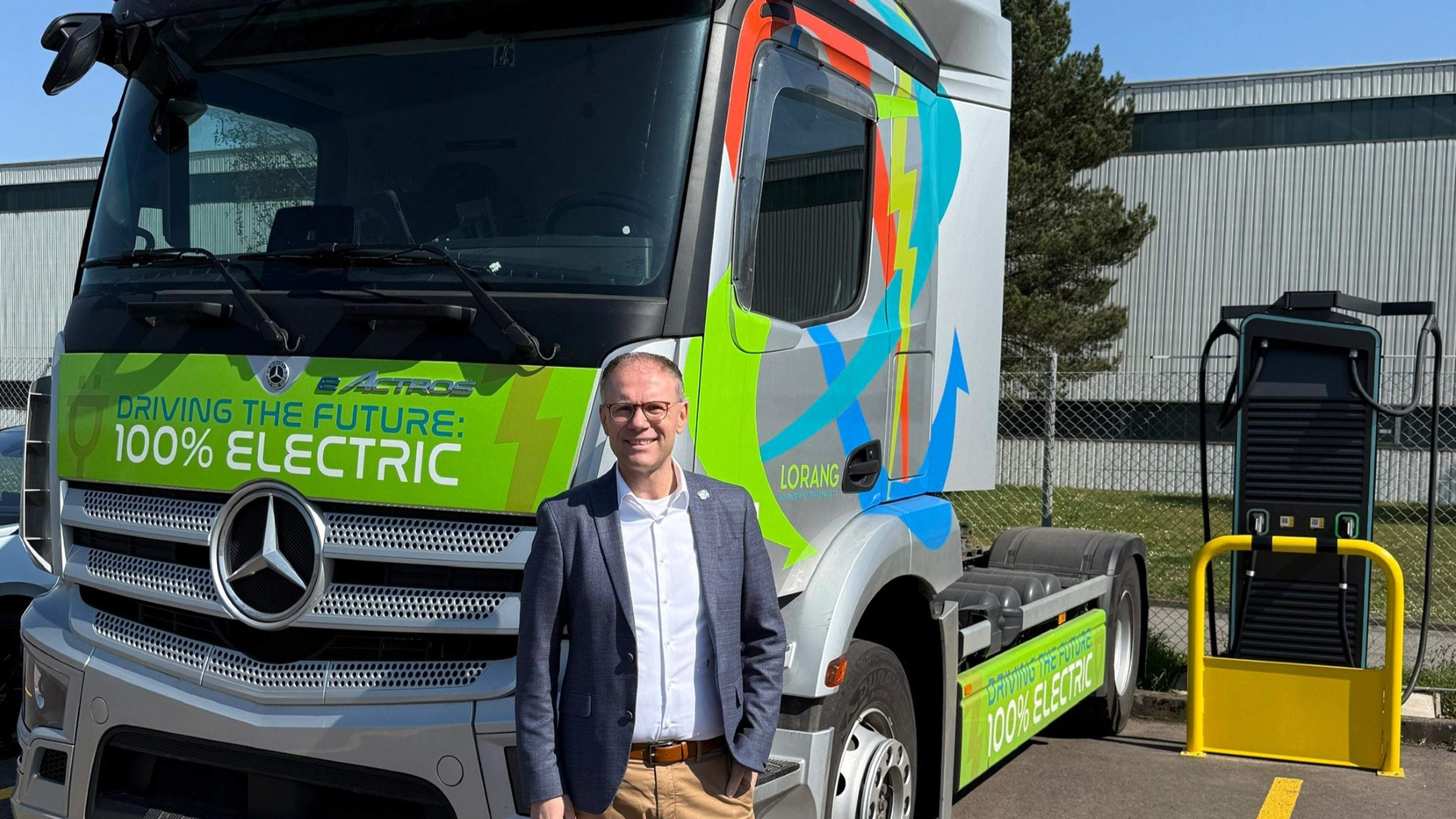 Luxemburger Speditionsfirma testet den Wechsel von Diesel auf Batterie    