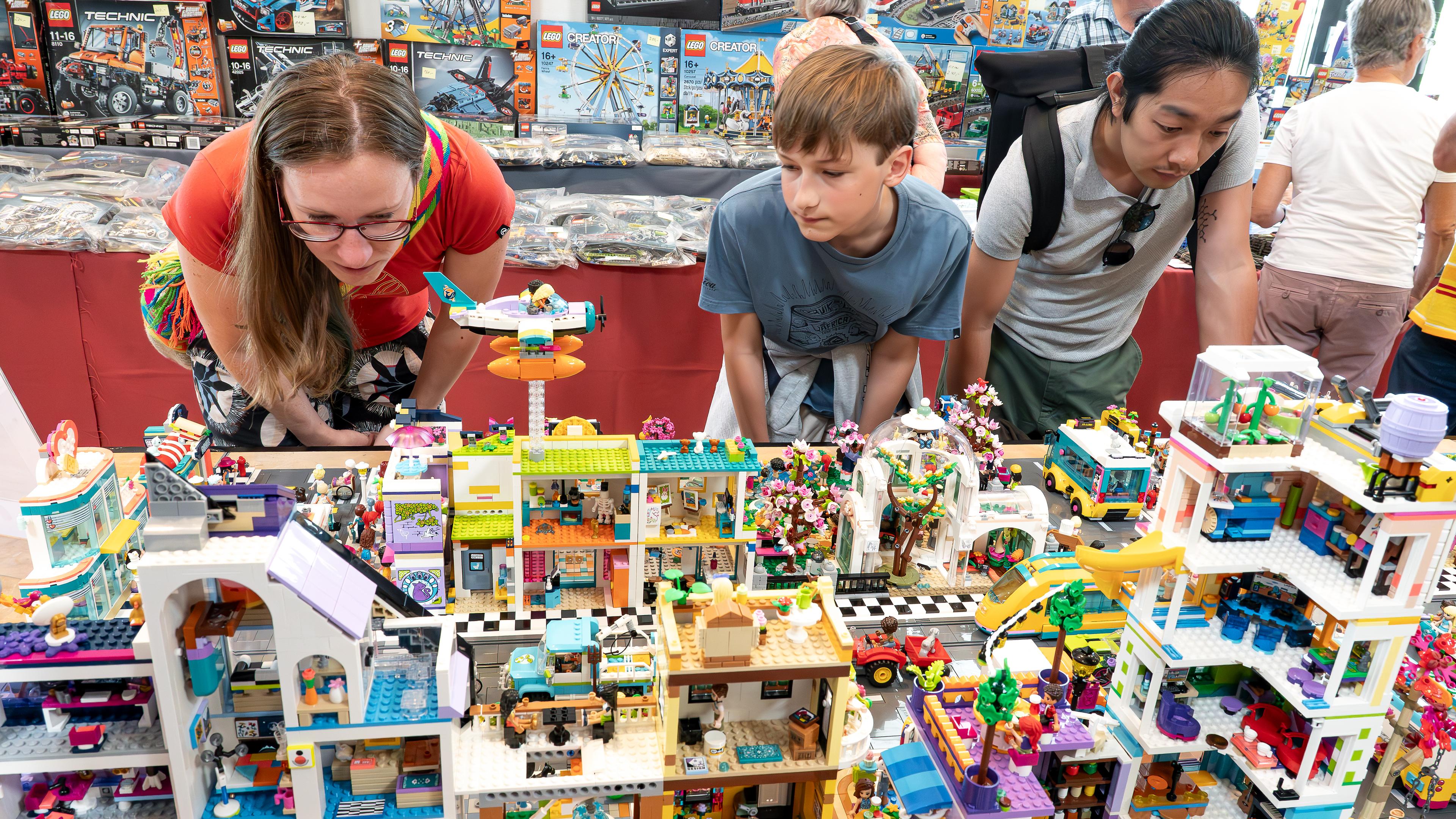 The Lego exhibition in Junglinster was so colorful