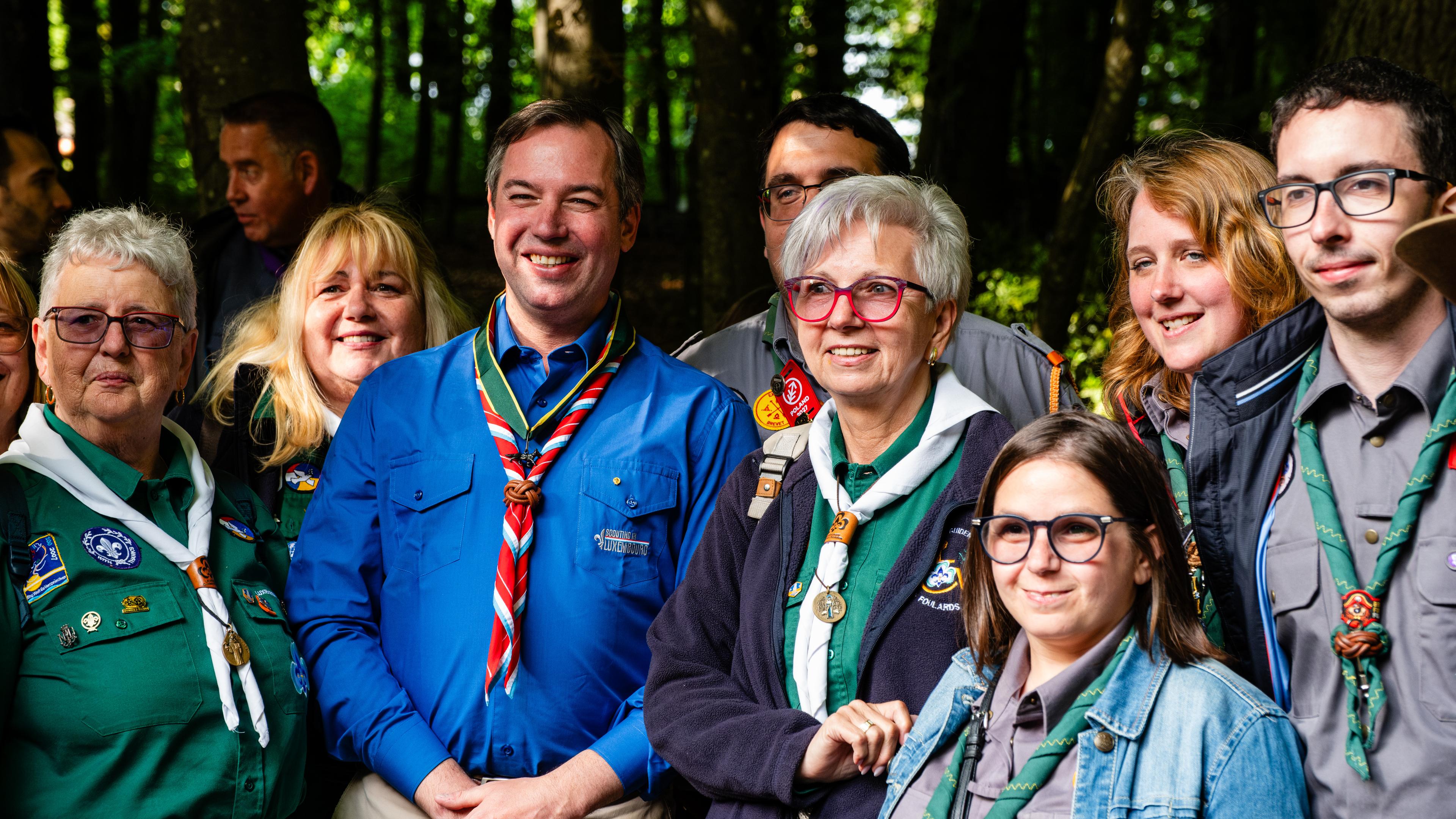Grand Duke Guillaume is the proud wolf owner