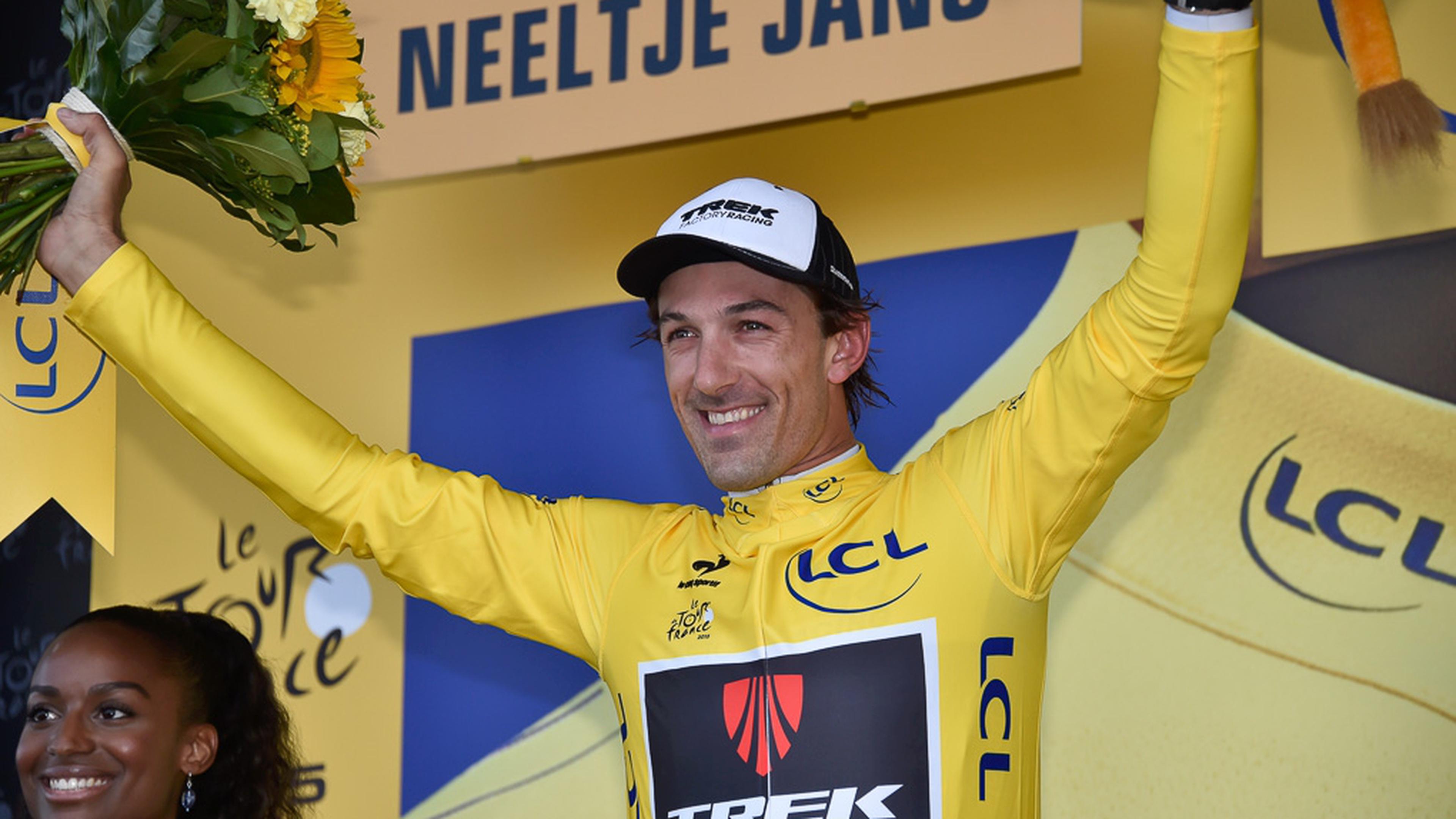Fabian Cancellara (CH/Trek Factory Racing) übernimmt die Führung in der Gesamtwertung