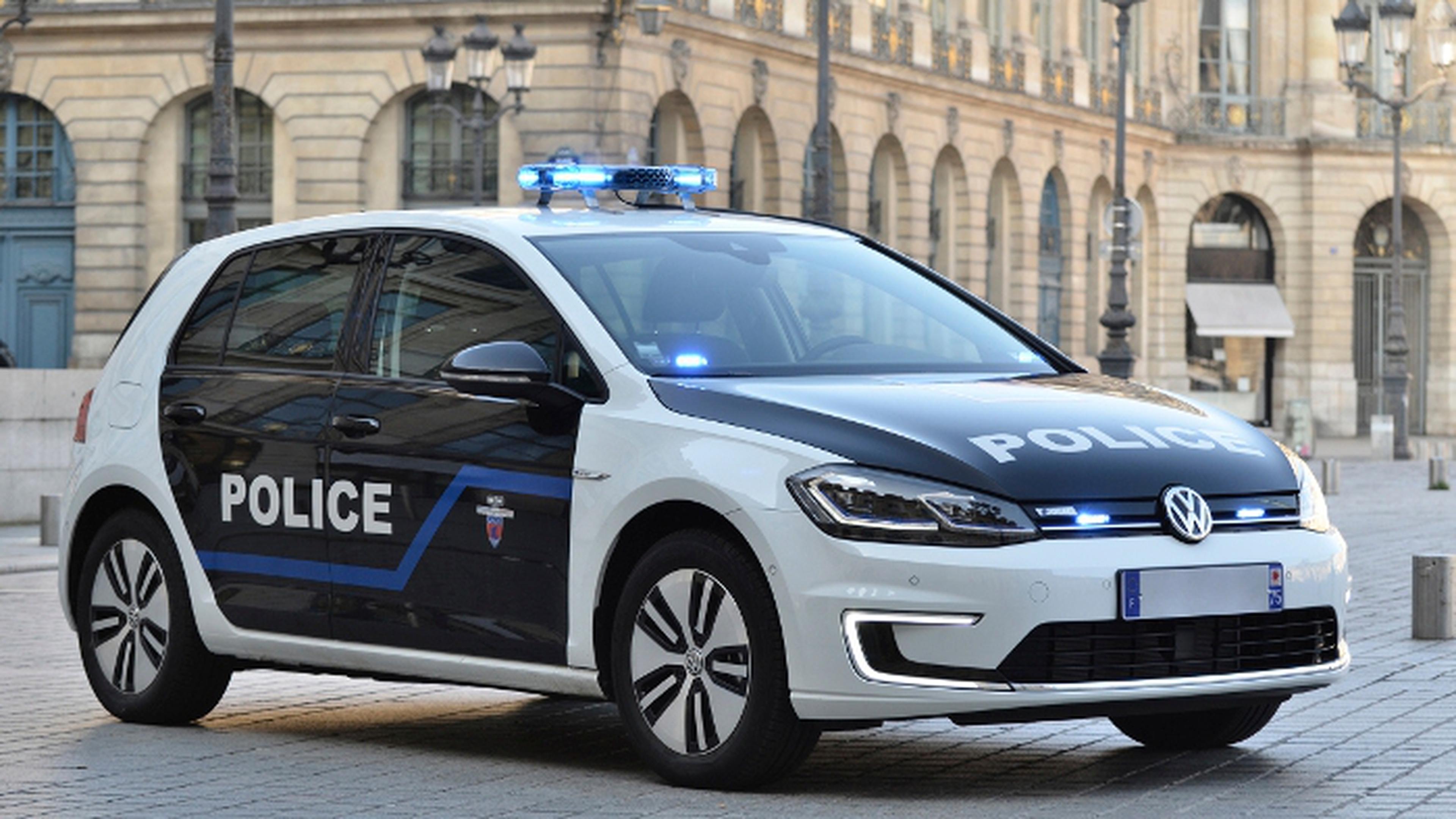 Pariser Polizei fährt E-Golf Luxemburger Wort