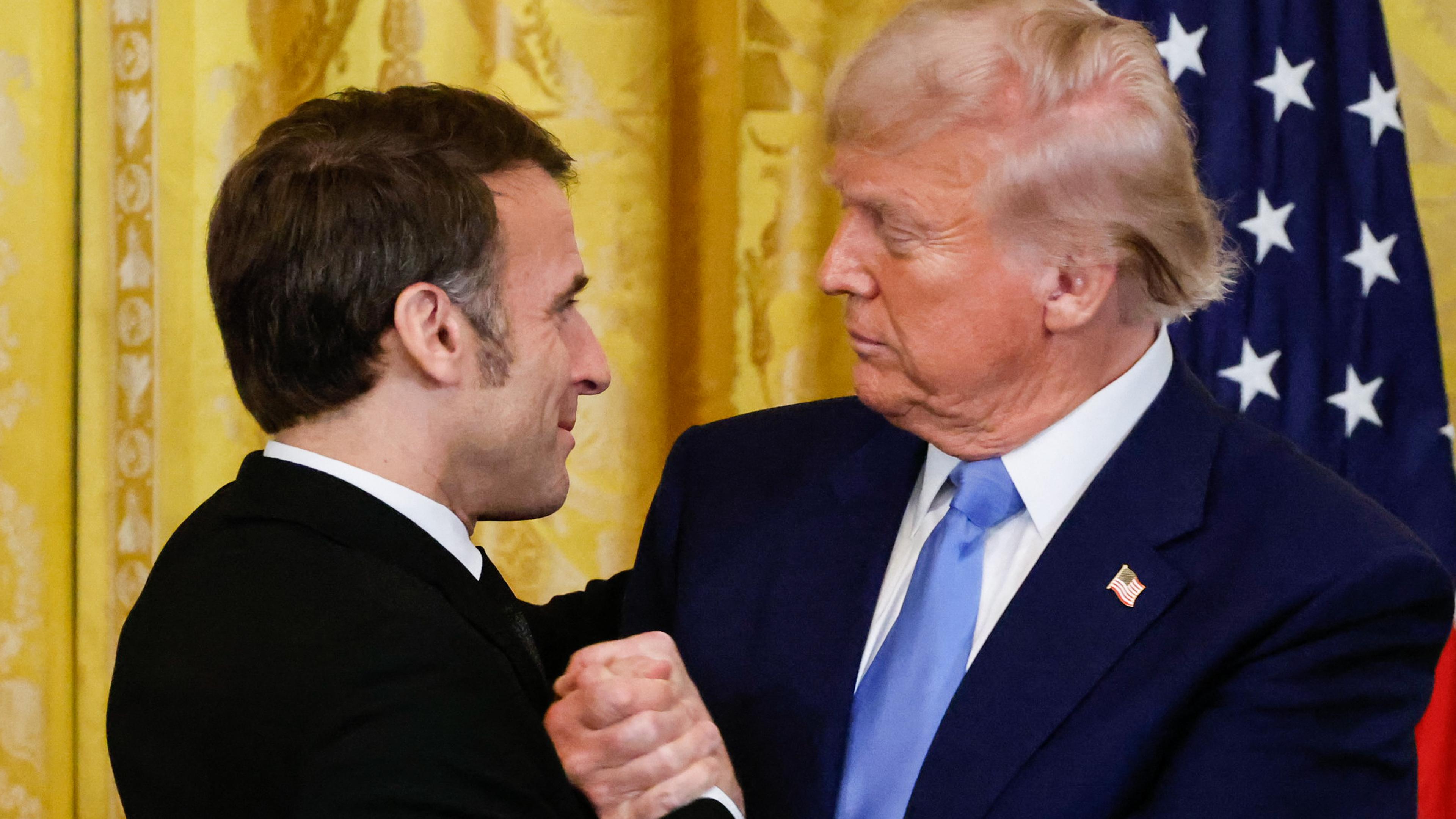 Macron announces a new Ukraine conversation with Trump