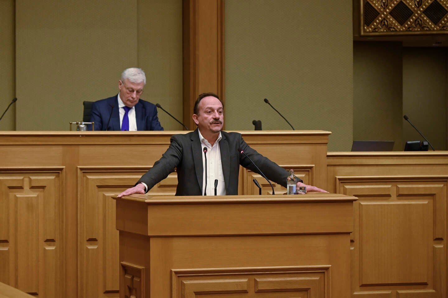 Le député de Déi Lénk, Marc Baum, a voté contre le texte de loi de Léon Gloden. 