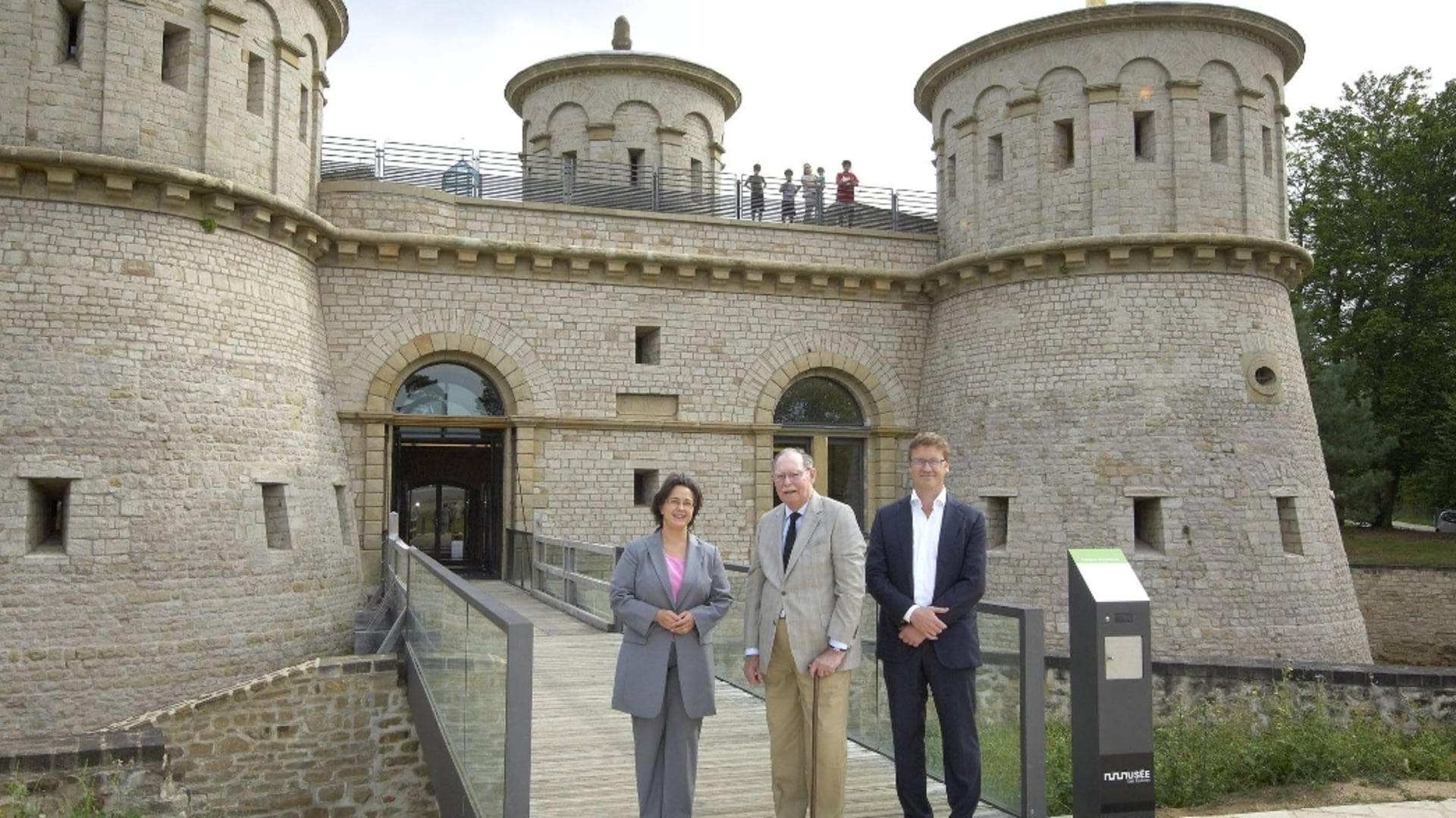 Großherzog Jean besuchte das Festungsmuseum | Luxemburger Wort