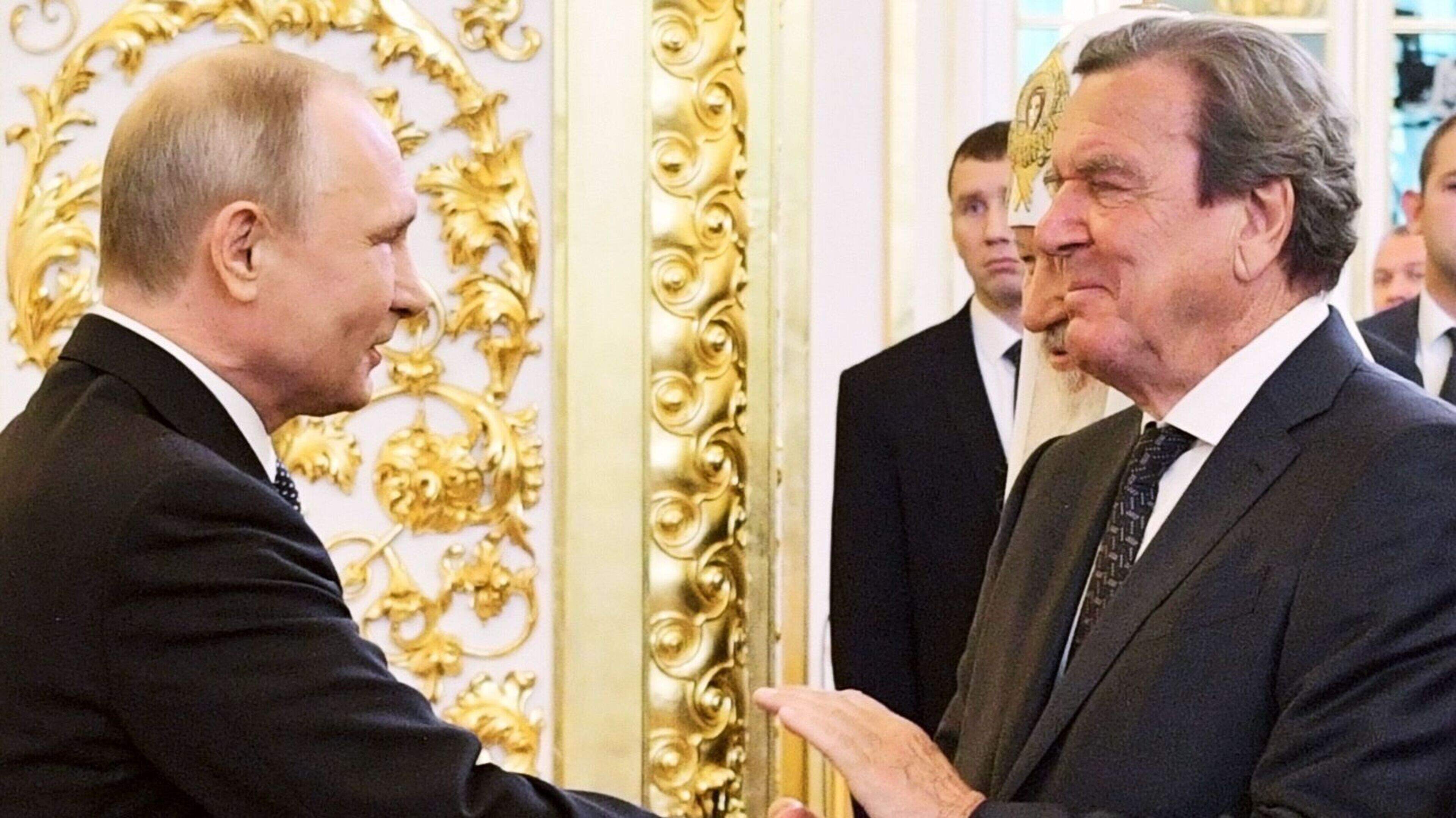 Kreml: Putin traf Schröder zu Vieraugengespräch