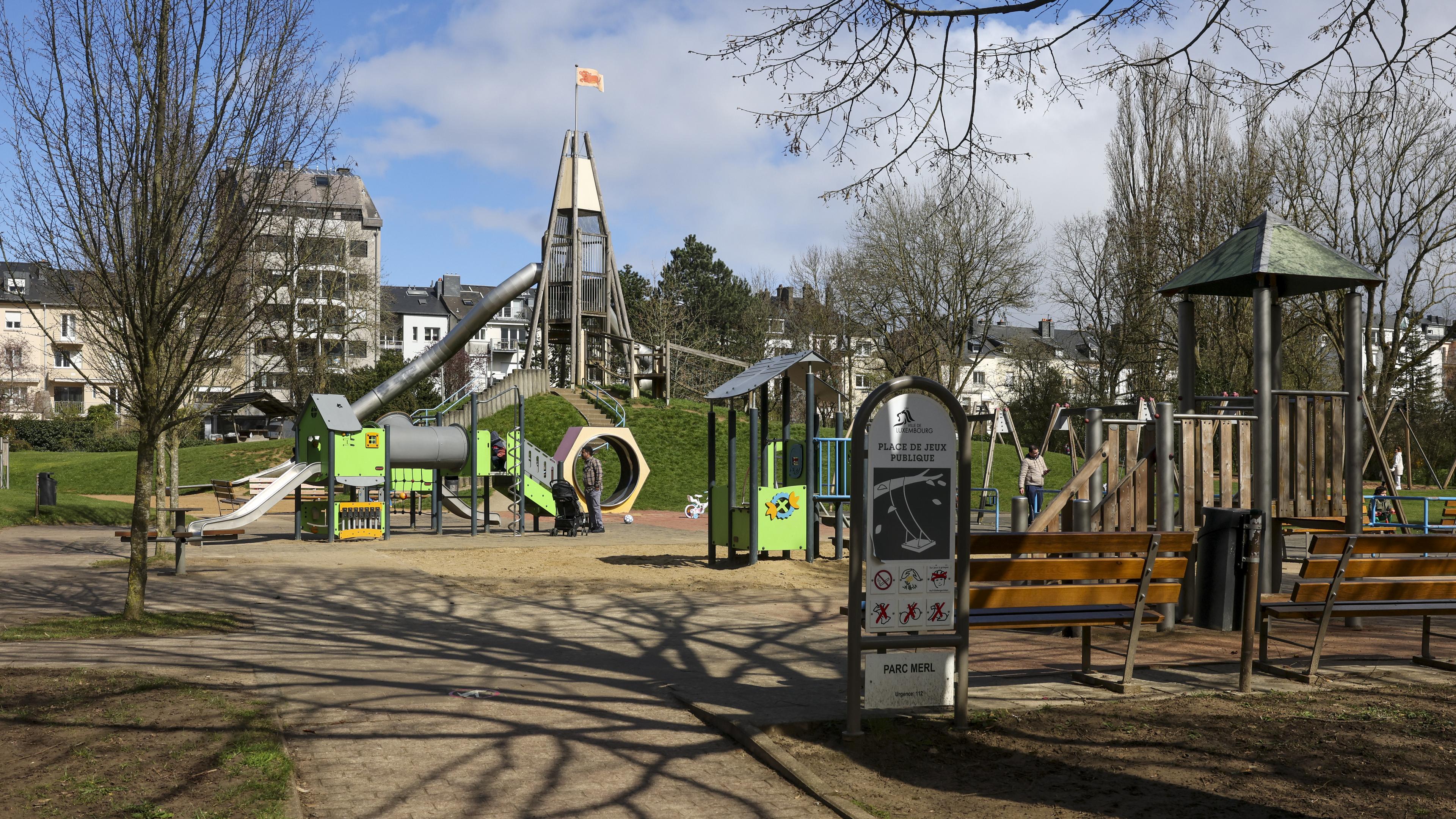 Der Märeler Park und der Spielplatz sind ein beliebter Treffpunkt in der Hauptstadt.