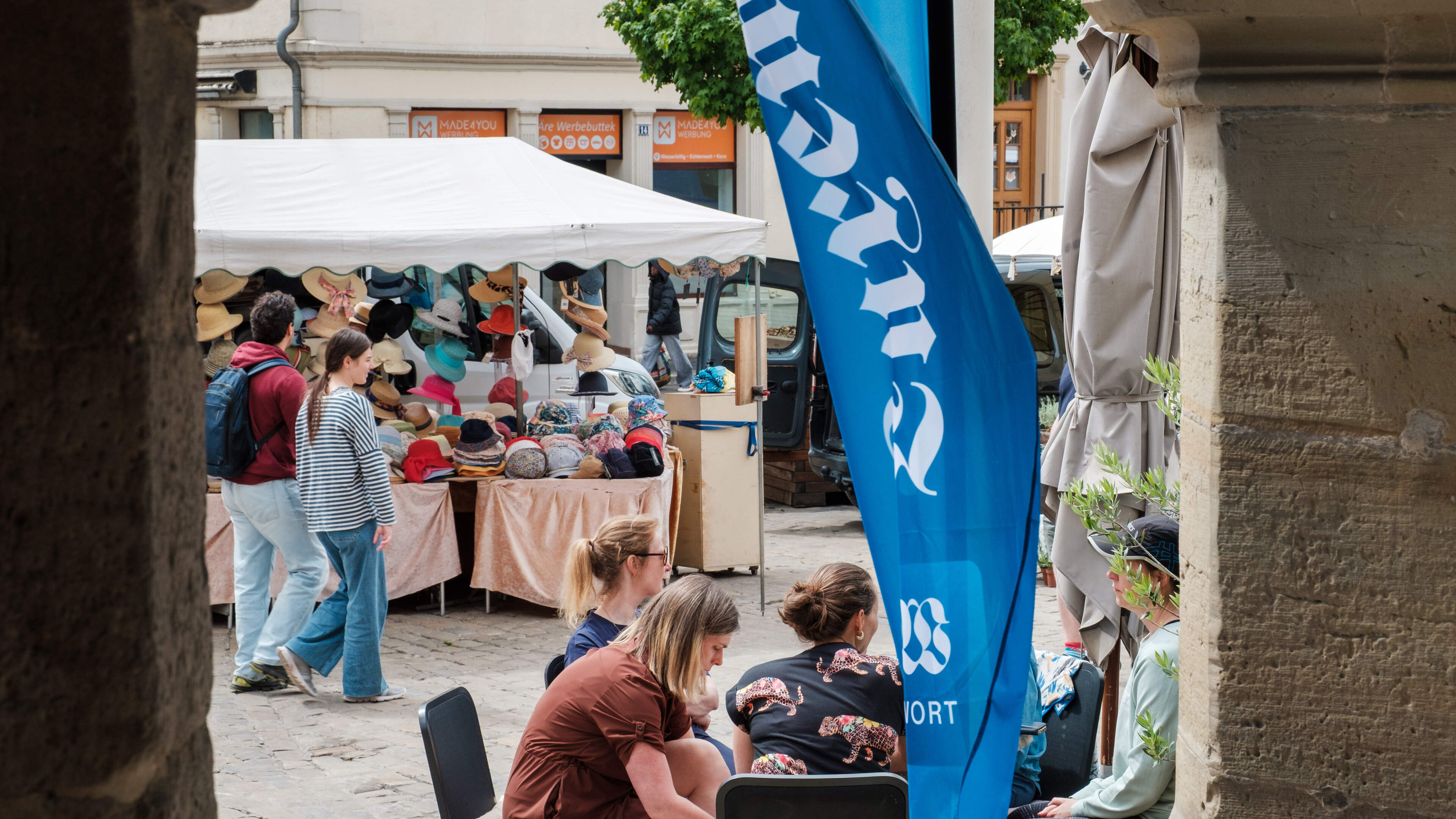 „Ein schöner Markt“ mit Flair: „Wort vor Ort“ mach