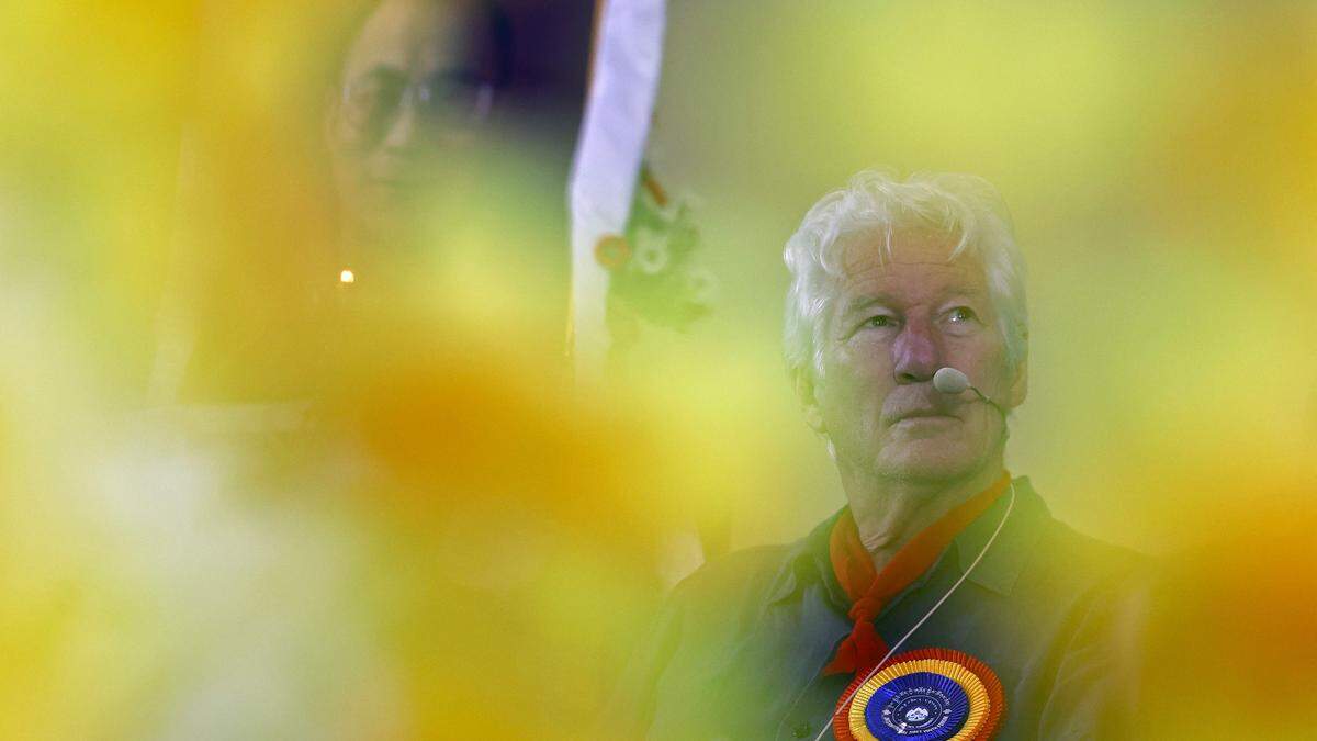 Bilder-des-Tages-Gere-und-sein-guter-Freund