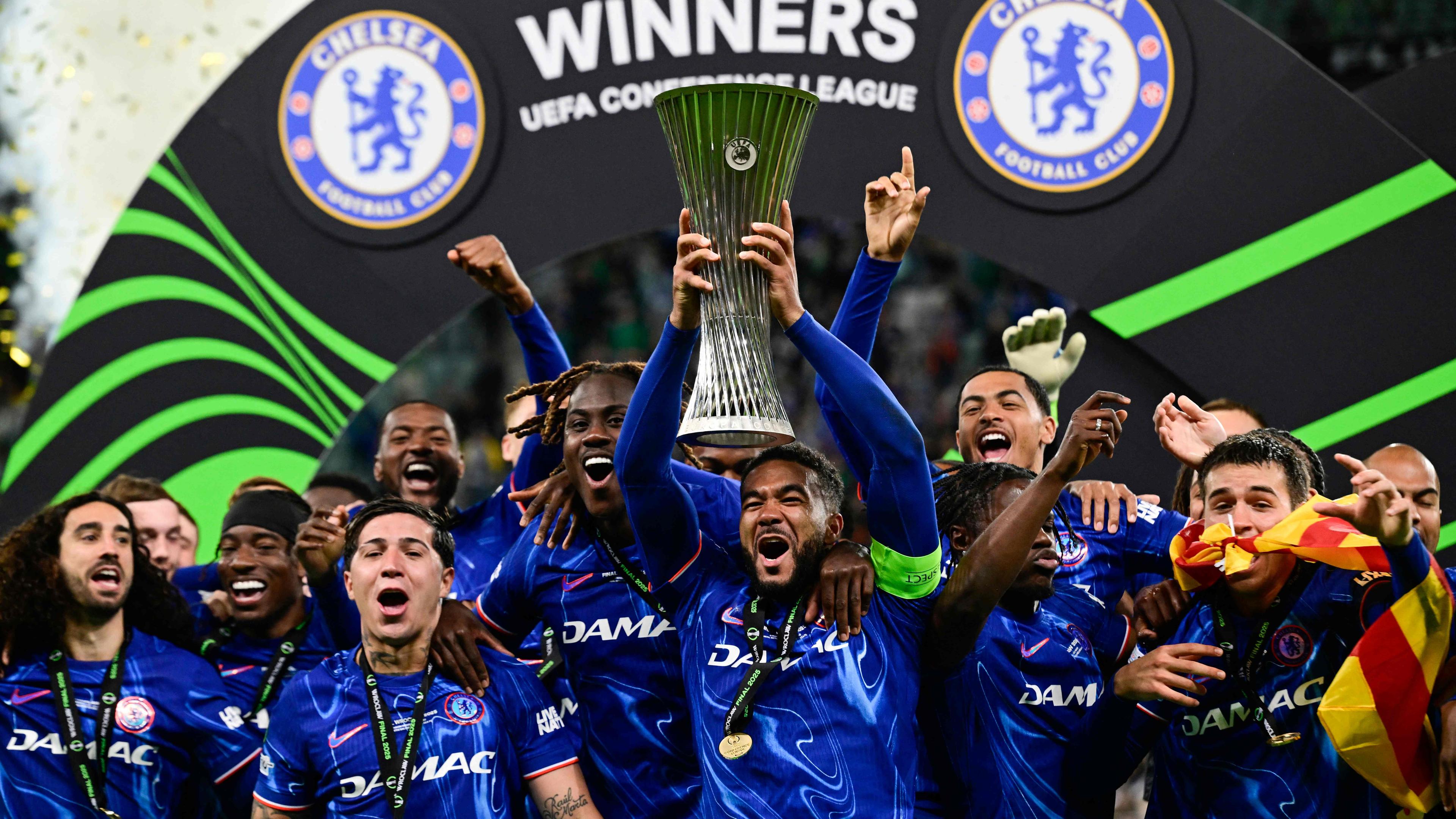 Final victory after unsightly scenes: Chelsea celebrates historical European Cup titles