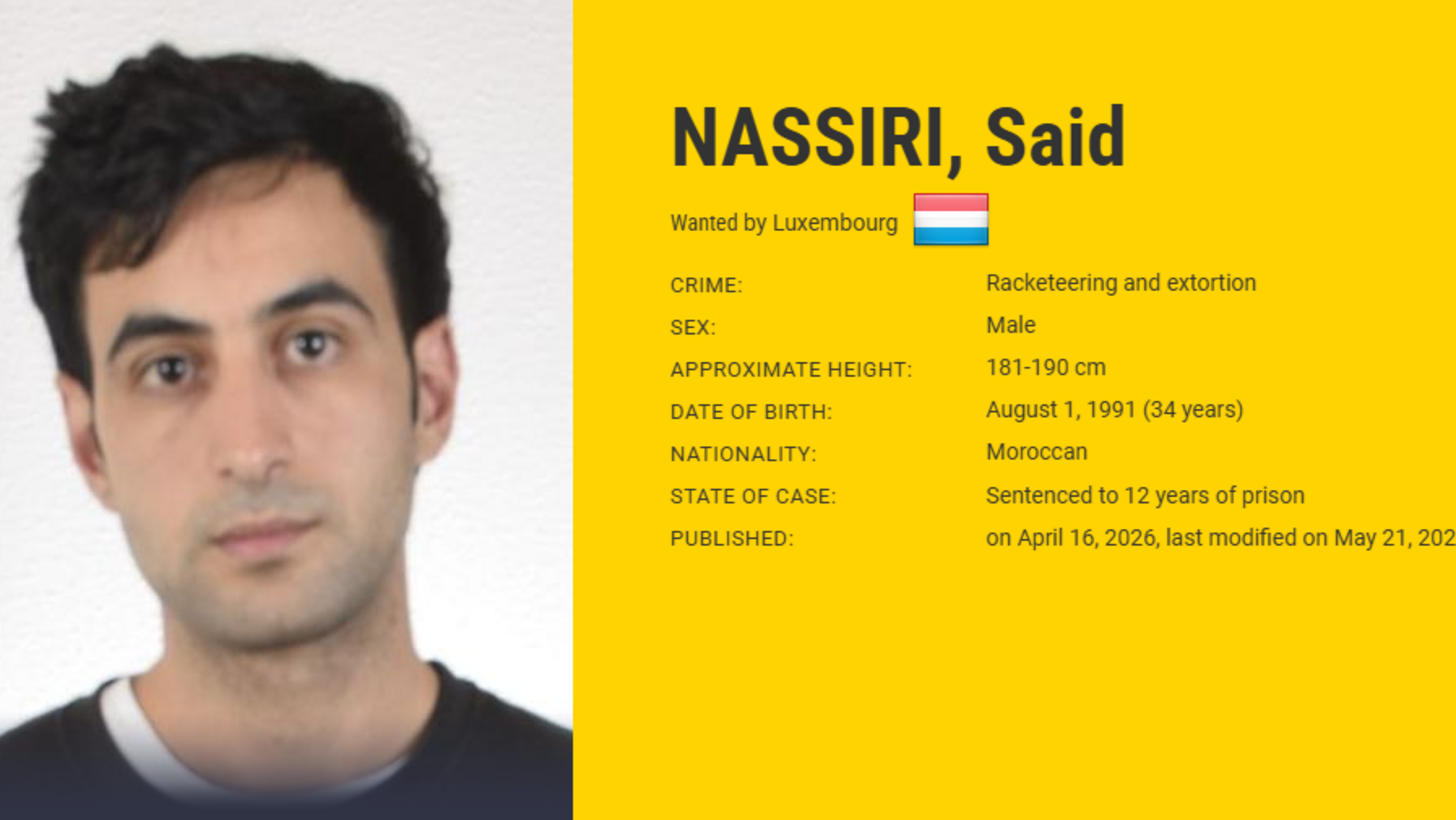 Wer ist der neue Meistgesuchte Said Nassiri?
