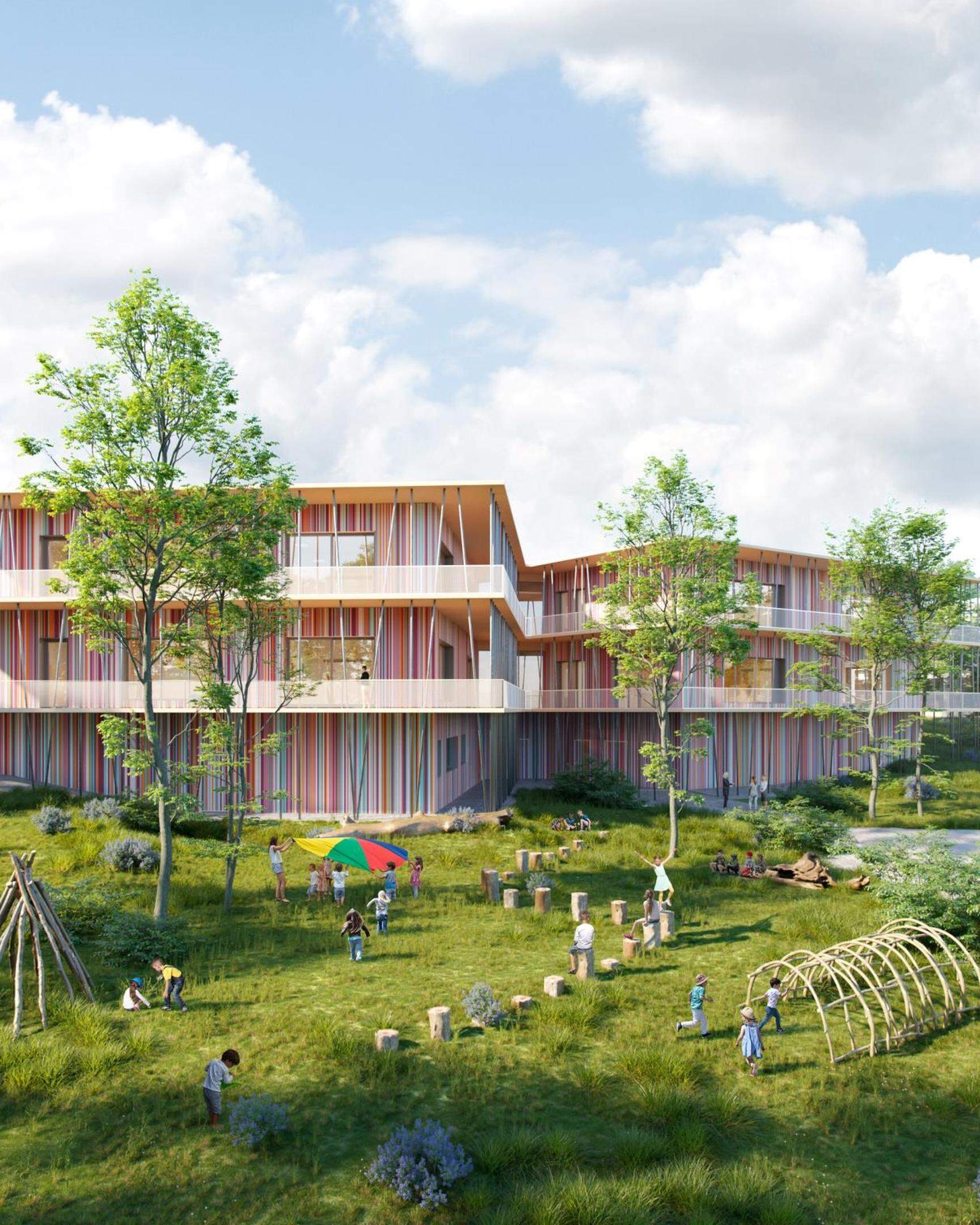 Ein neues Musikschulgebäude und eine „Naturcrèche“ sollen mehr Platz für Kinder aus der Gemeinde bieten. 