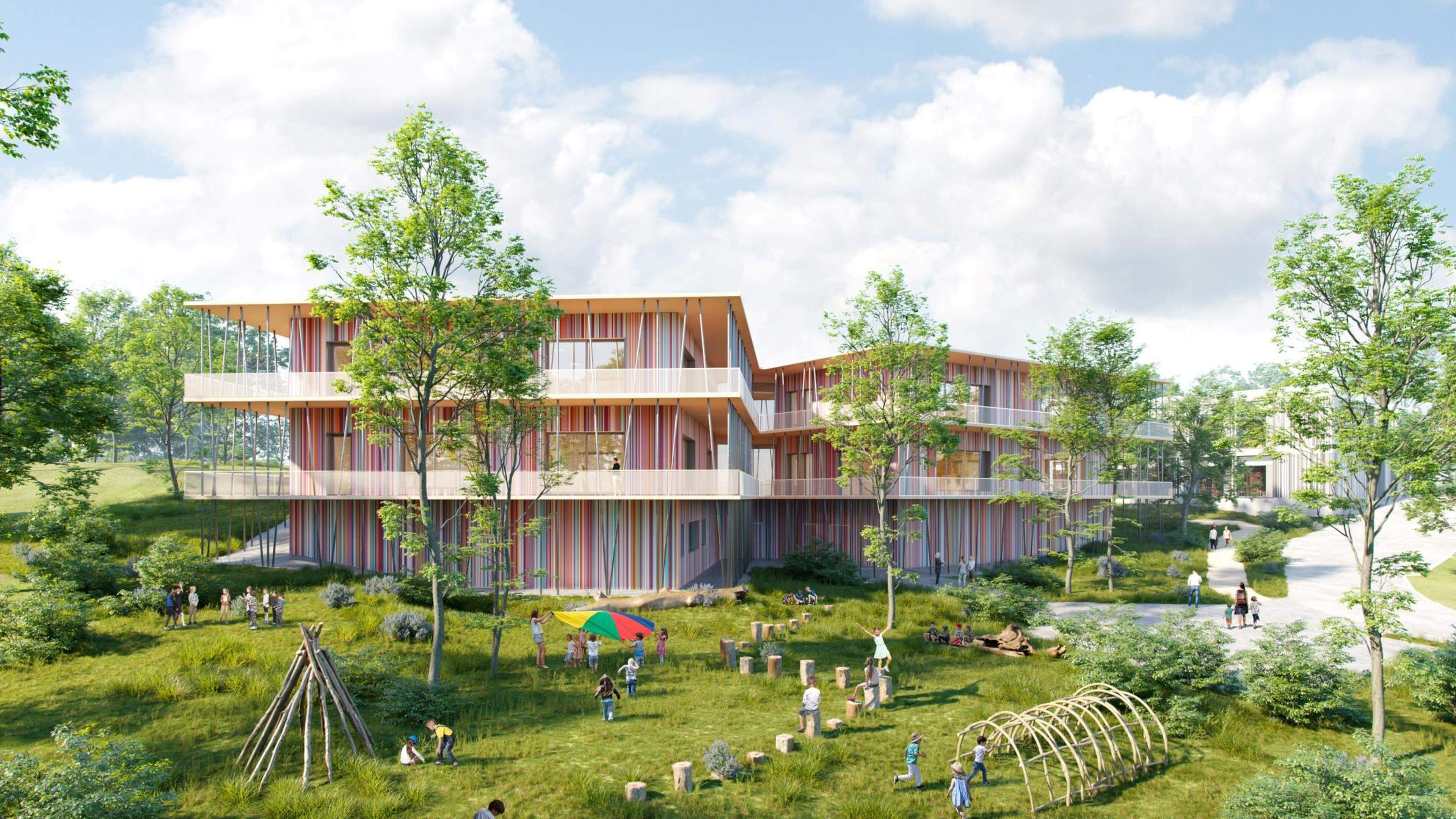 Ein neues Musikschulgebäude und eine „Naturcrèche“ sollen mehr Platz für Kinder aus der Gemeinde bieten. 