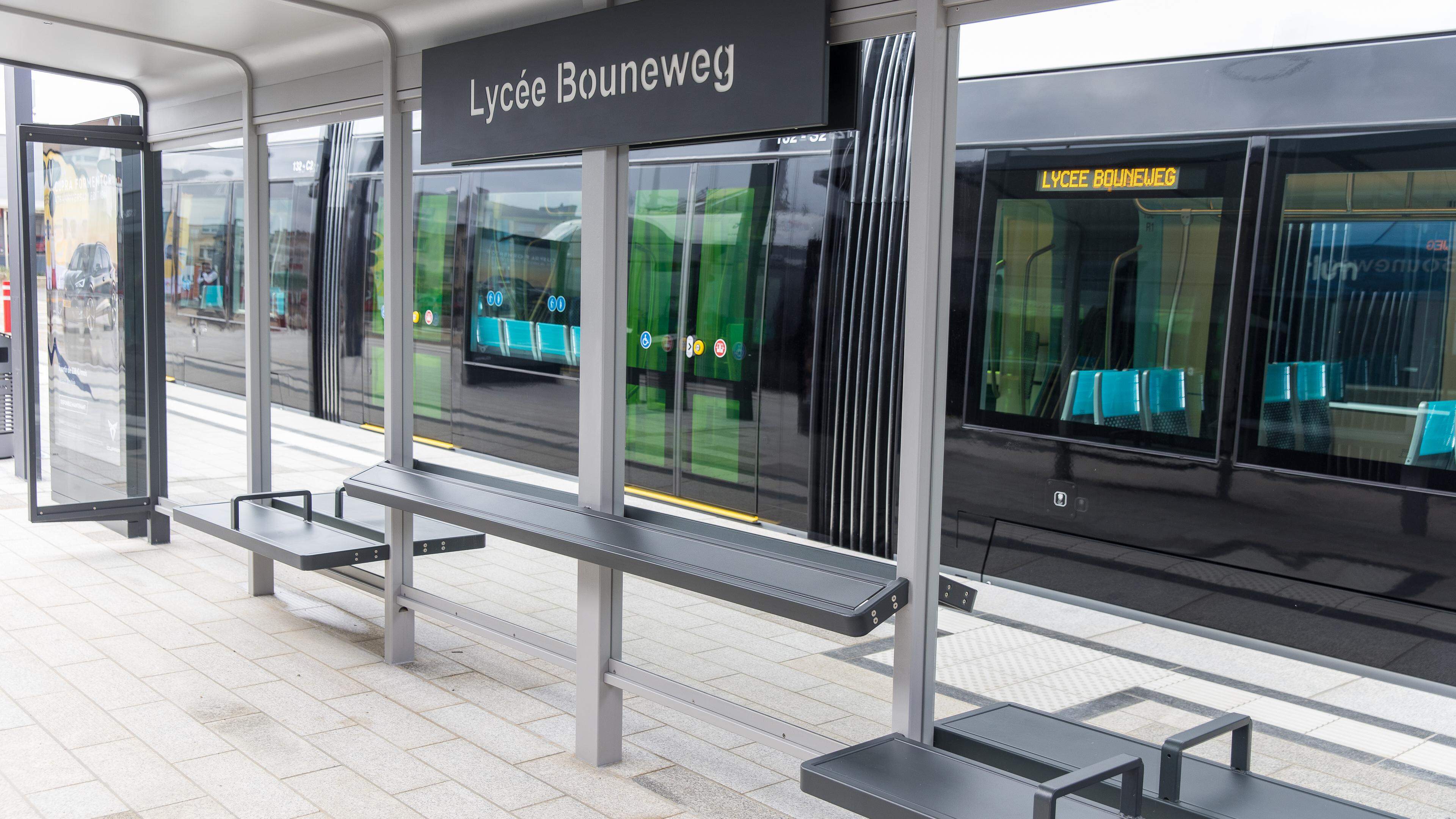 The tram could automatically brake in the future
