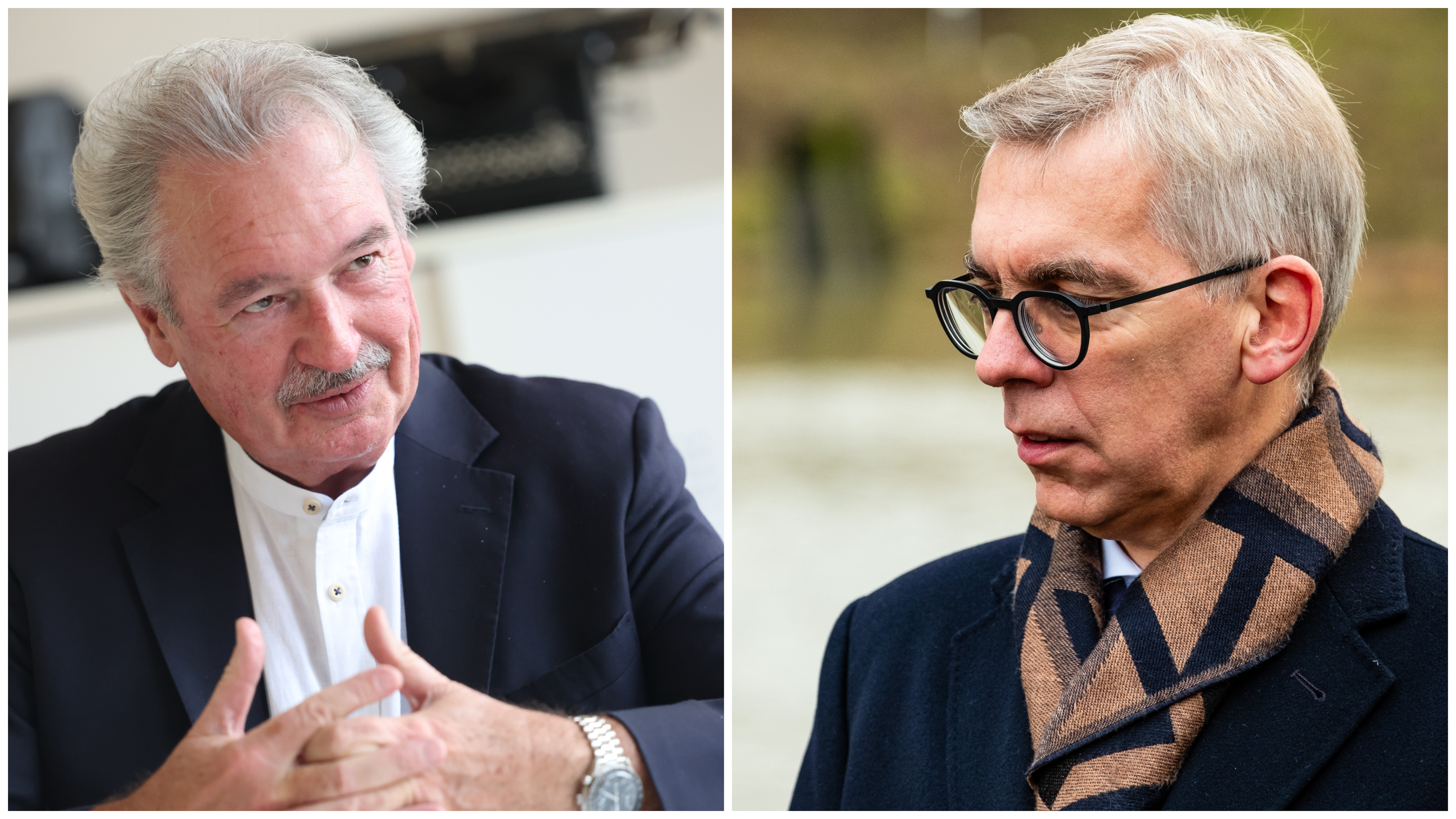 Stilbruch: Léon Gloden (r.) distanziert sich von der Einwanderungspolitik Jean Asselborns.