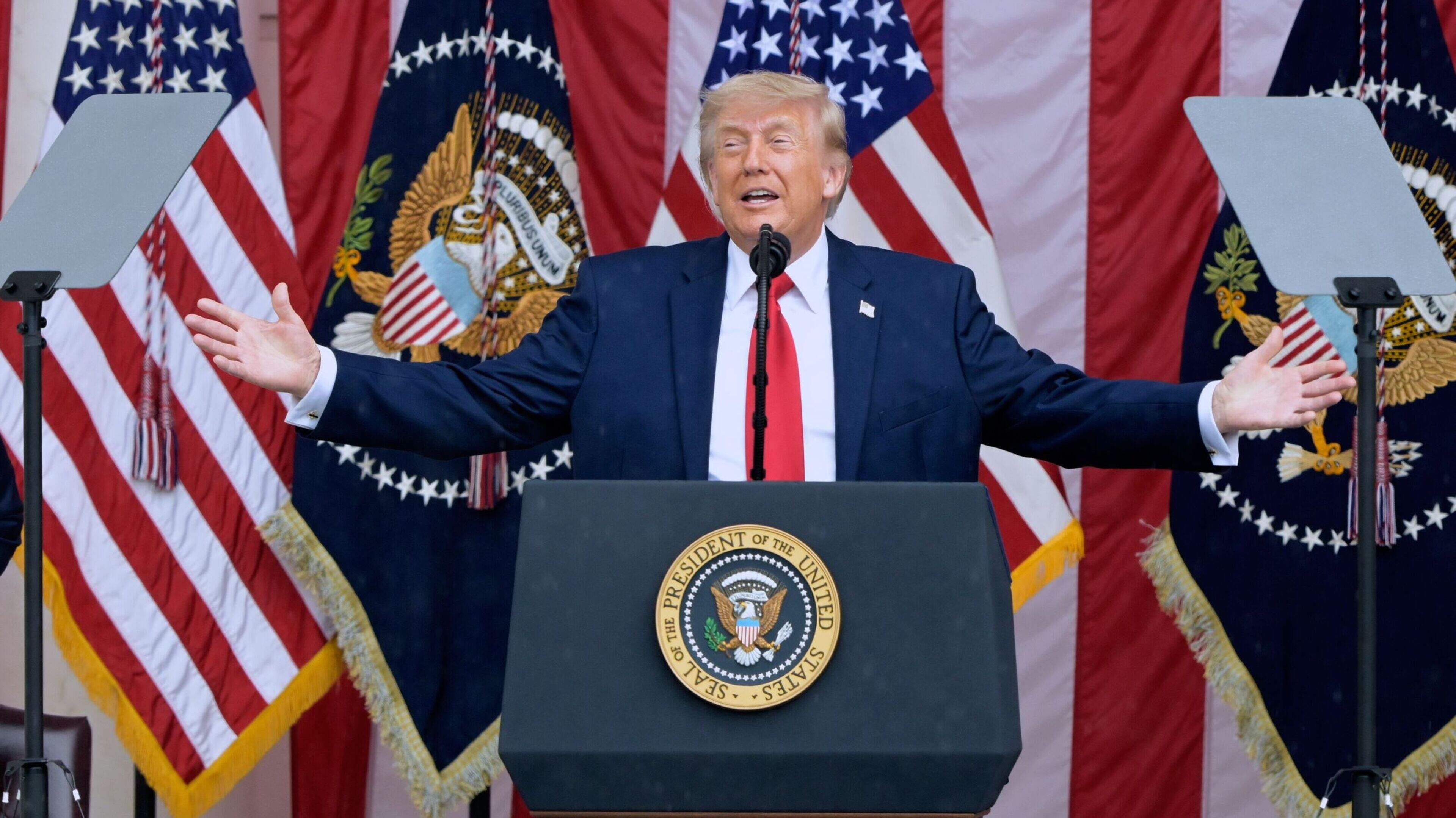 Trump will bei US-Jubiläumsfeier im Mittelpunkt stehen
