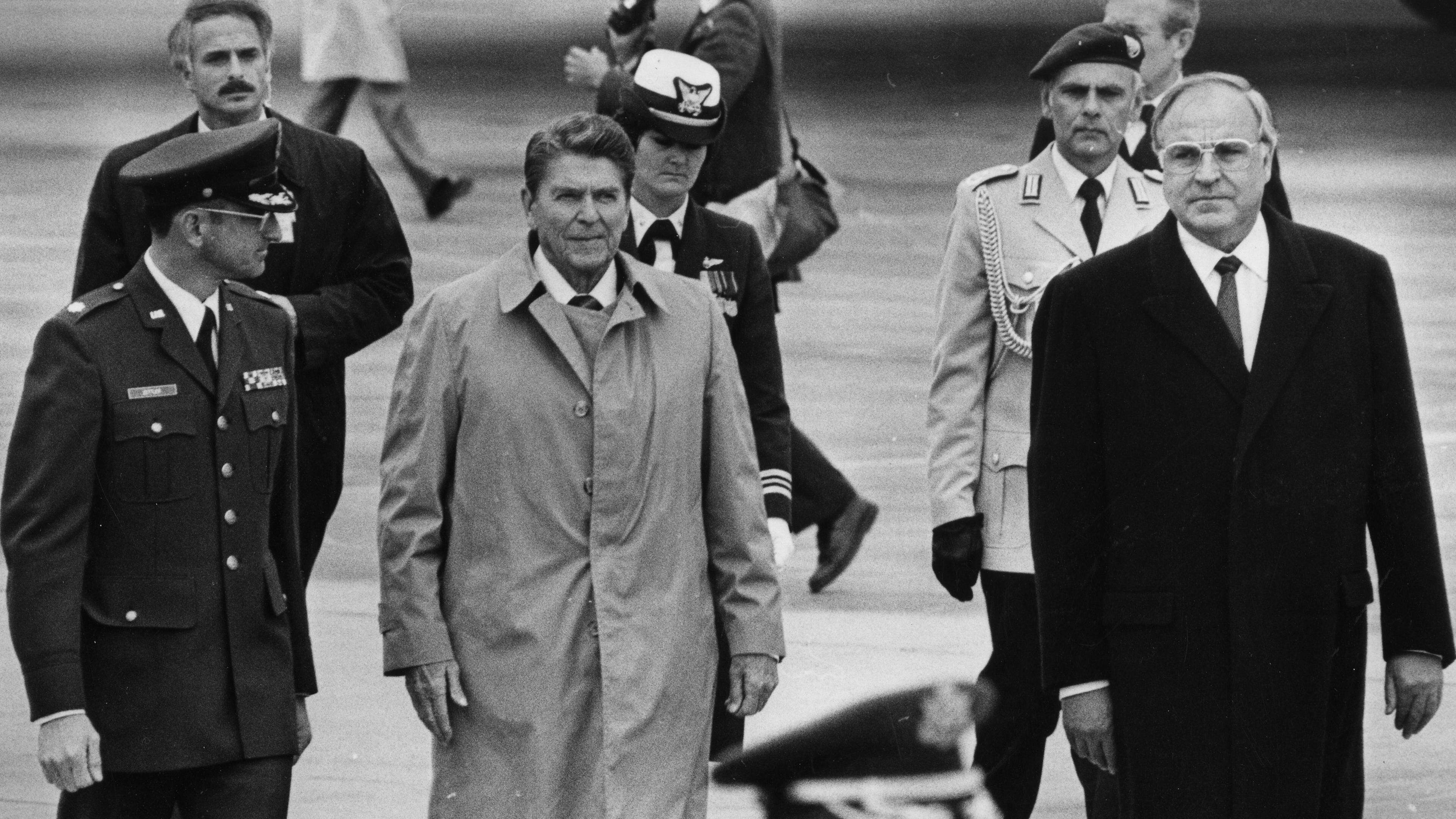 When Helmut Kohl and Ronald Reagan drove to Bitburg