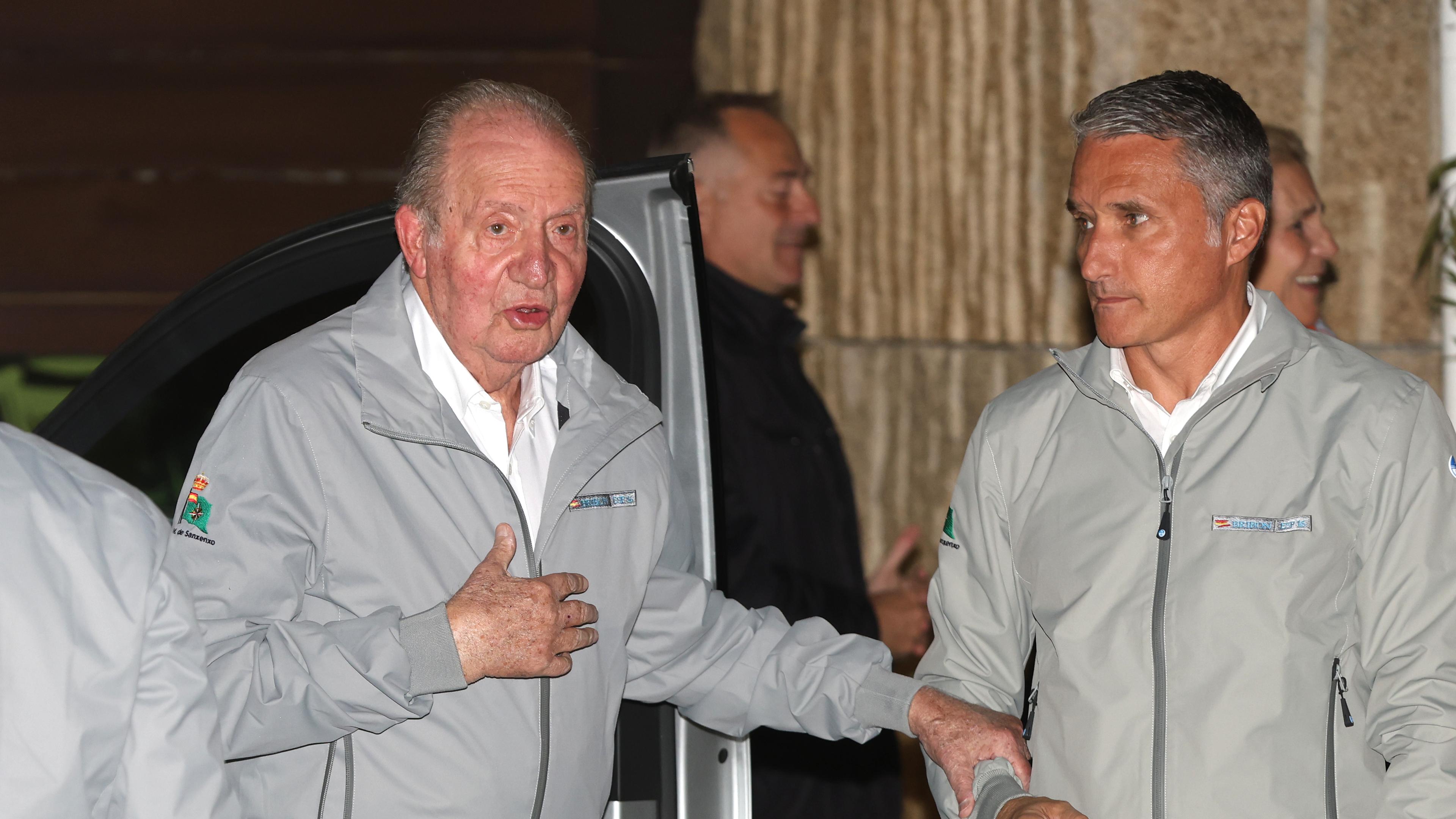 Juan Carlos kehrte vergangene Woche anlässlich einer Regatta nach Spanien zurück.