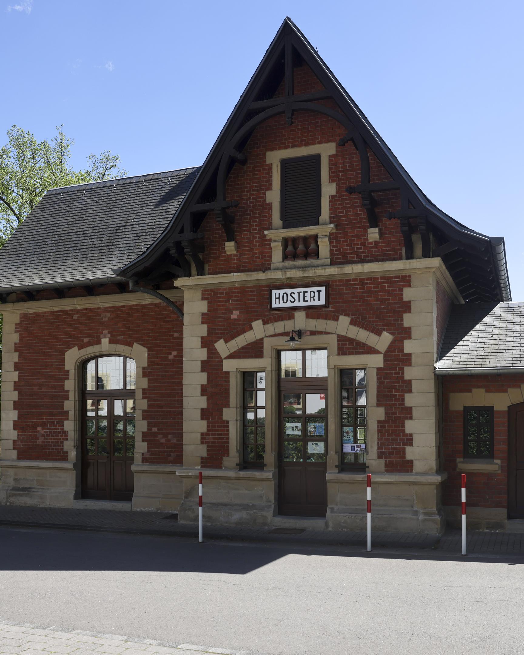 In Hostert ist die Bevölkerung stolz auf das restaurierte Bahnhofsgebäude. 