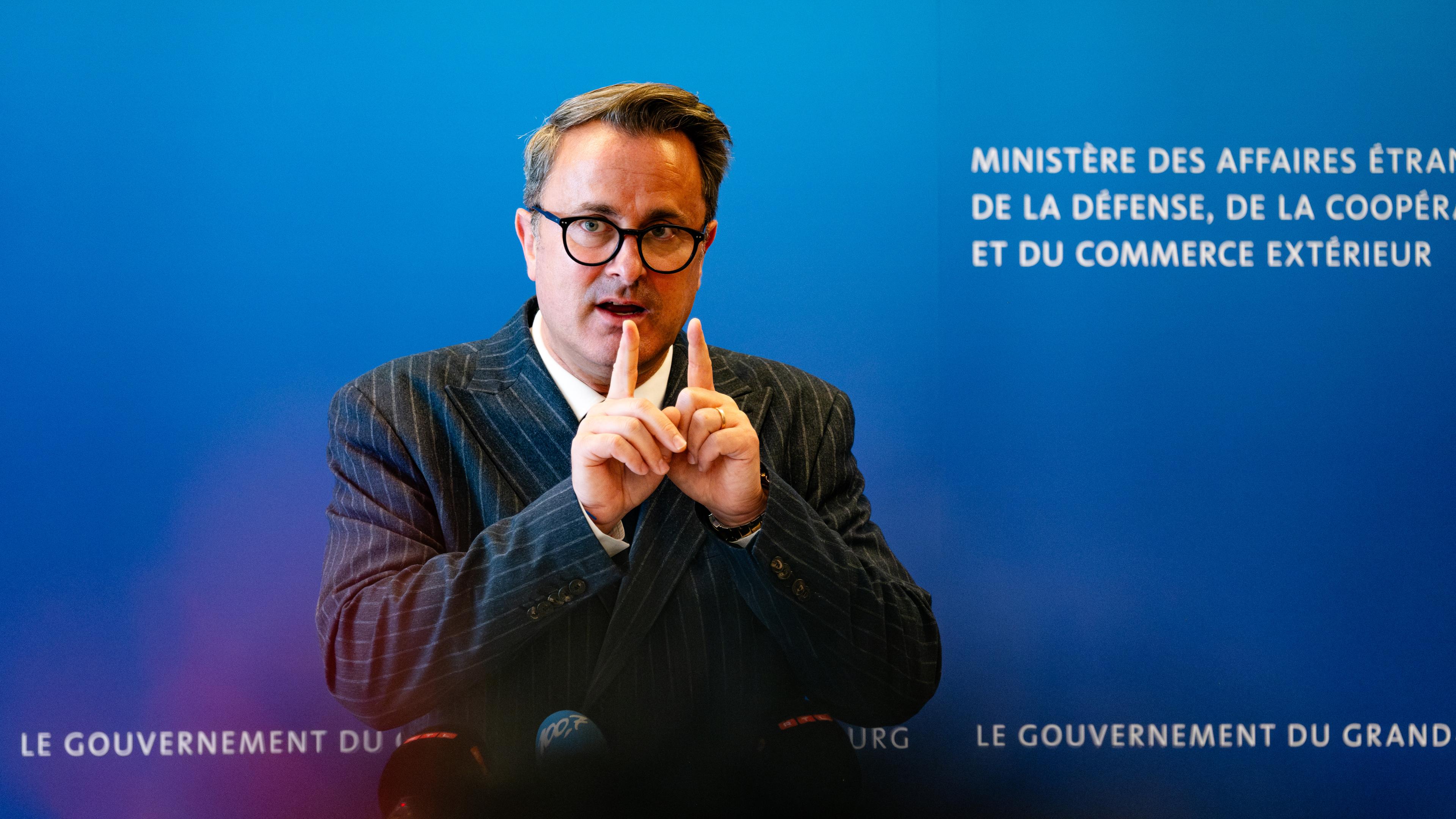 This is what Xavier Bettel ties in the recognition of Palestine