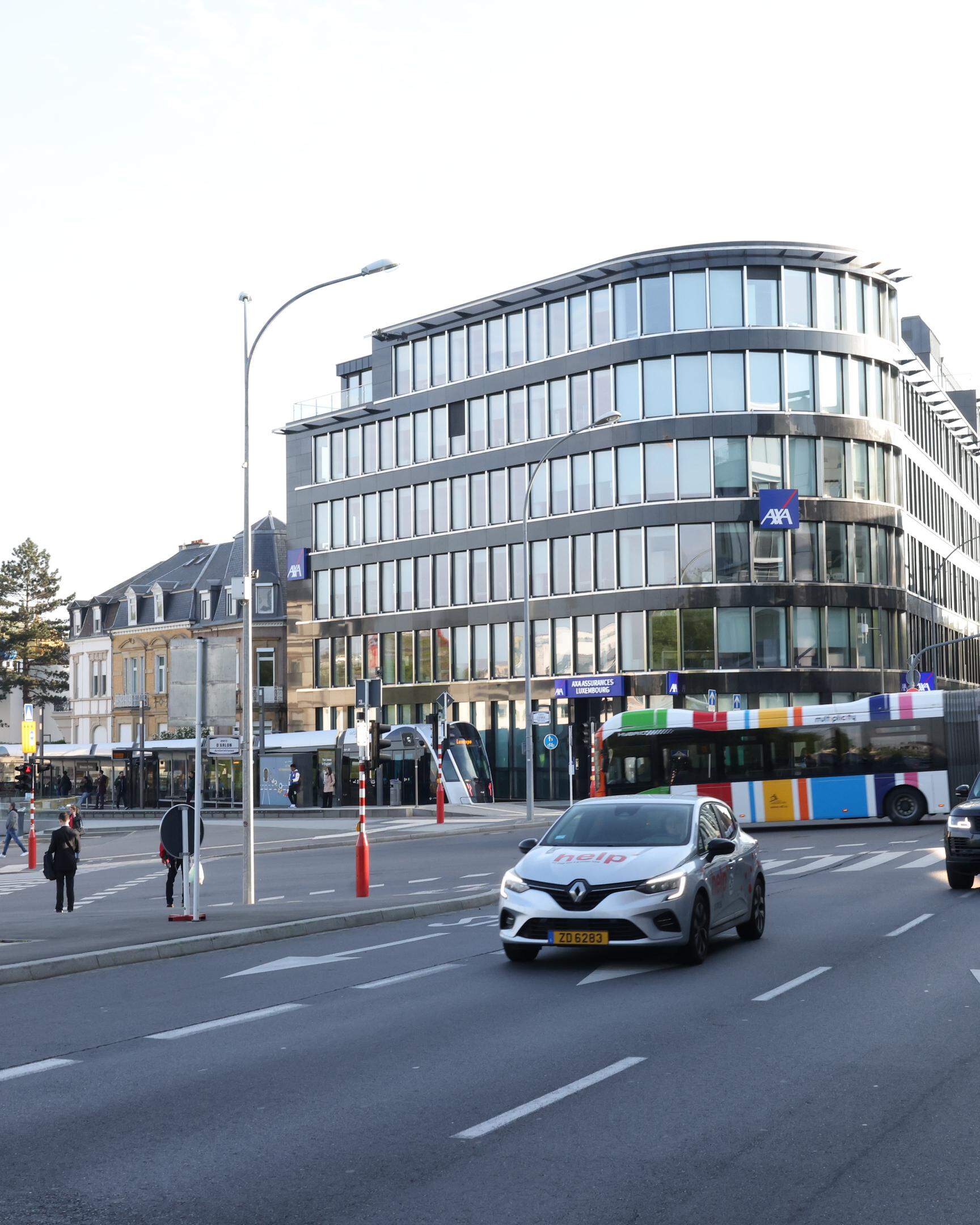Die Place de l‘Etoile, Startpunkt der neuen Linie in Richtung Stade de Luxembourg.