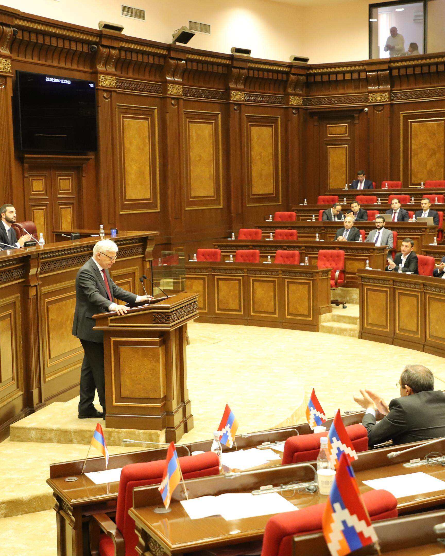 Die Chamber auf offizieller Auslandsreise nach Armenien. Claude Wiseler sprach dort vor der Nationalversammlung in Eriwan.