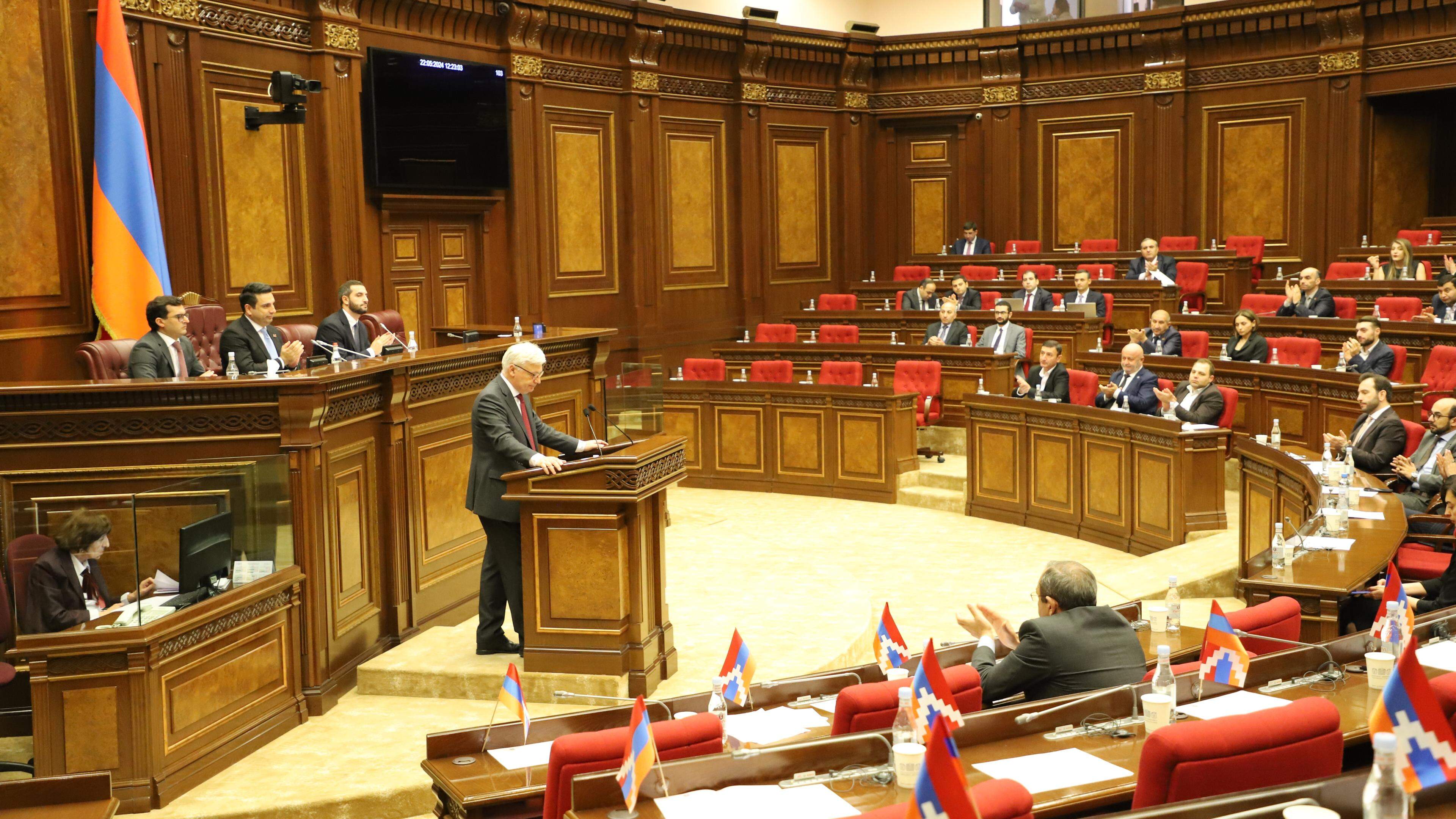 Die Chamber auf offizieller Auslandsreise nach Armenien. Claude Wiseler sprach dort vor der Nationalversammlung in Eriwan.