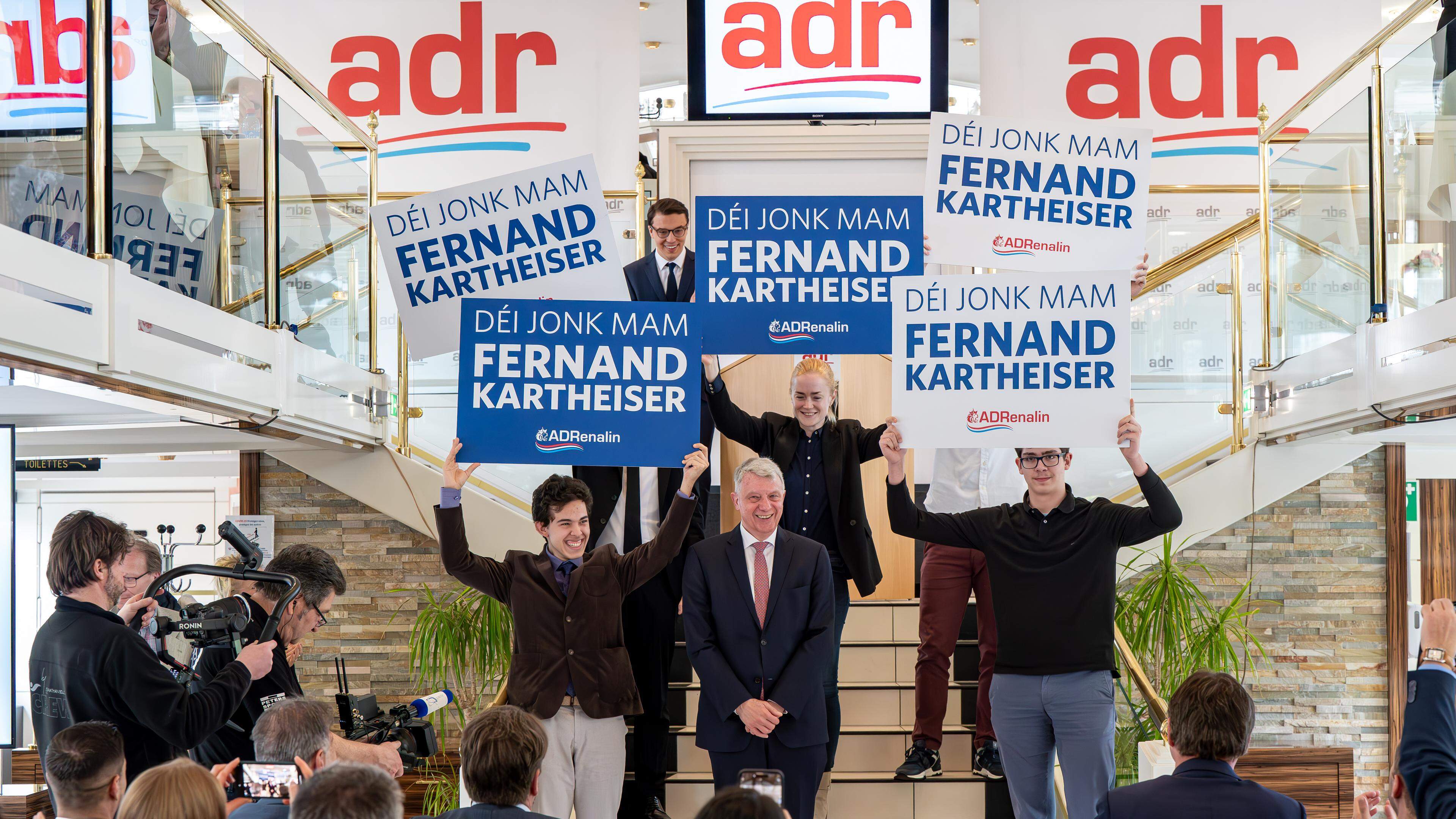 Im Gegensatz zur AfD gelingt es der ADR um Spitzenkandidat Fernand Kartheiser nicht, aus der Unzufriedenheit der Generation Z Kapital zu schlagen.  