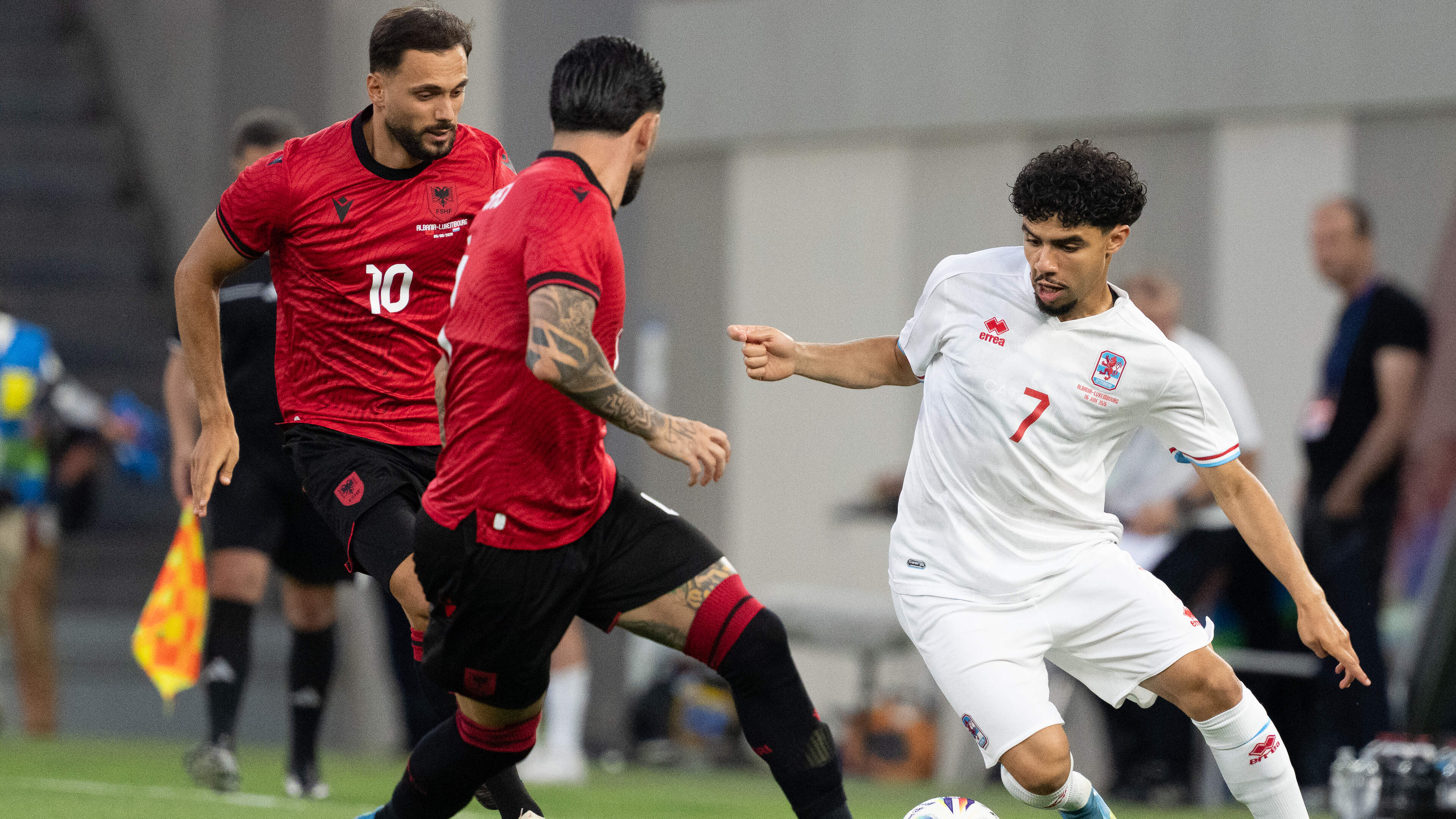 Aiman Dardari a flambé en début de match, la charnière centr