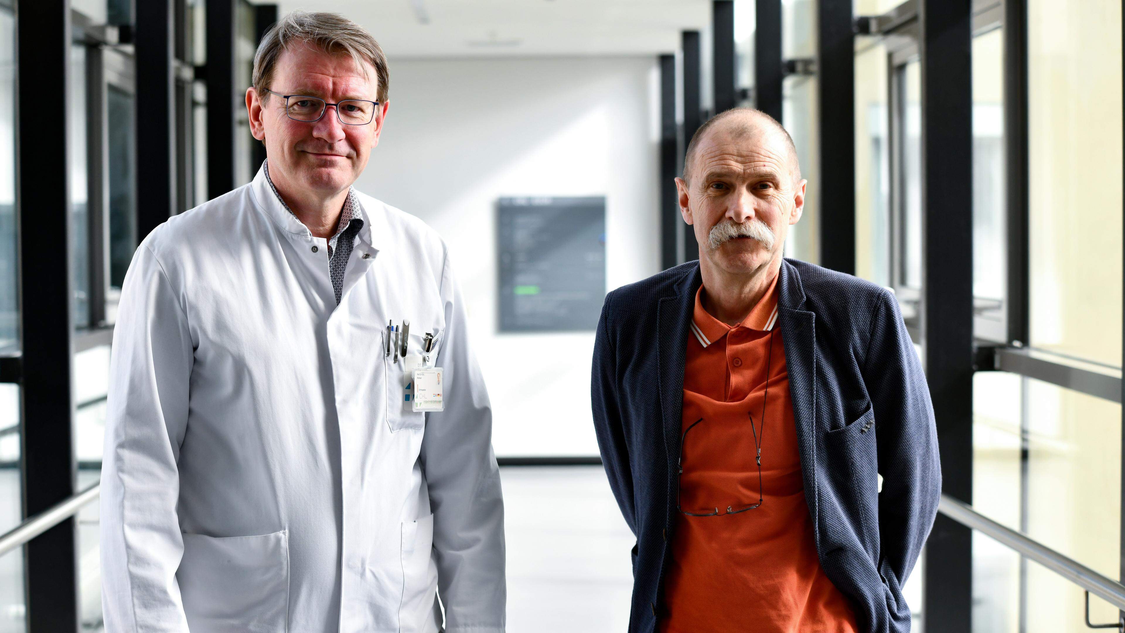 Dr. Romain Seil (l.) und Dr. Axel Urhausen kämpfen für die Entwicklung der Sportmedizin im Großherzogtum.